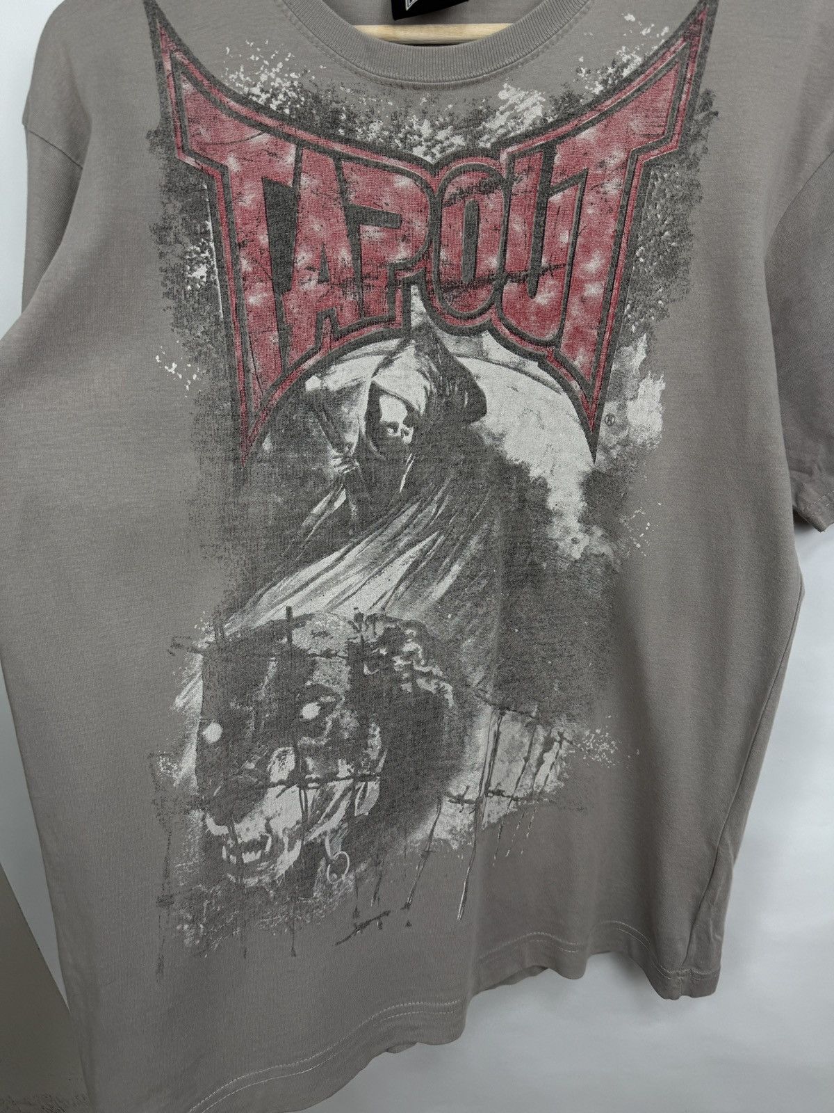 Tapout 🇺🇸💀 Tapout Grim Reaper T-Shirt MMA Fight Y2K Affliction Style Size US M / EU 48-50 / 2 - 4 Thumbnail