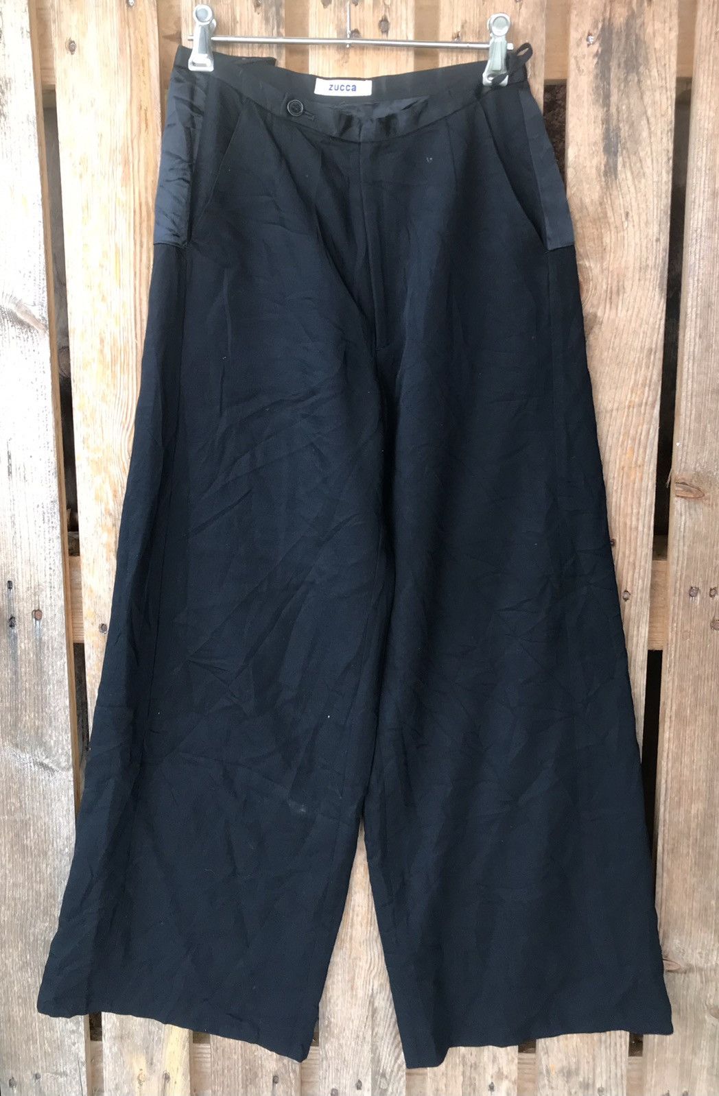 CABANE de ZUCCa Vtg 90s Zucca Archive Wide Leg Pant Size 25" / US 0 / IT 36 - 3 Thumbnail
