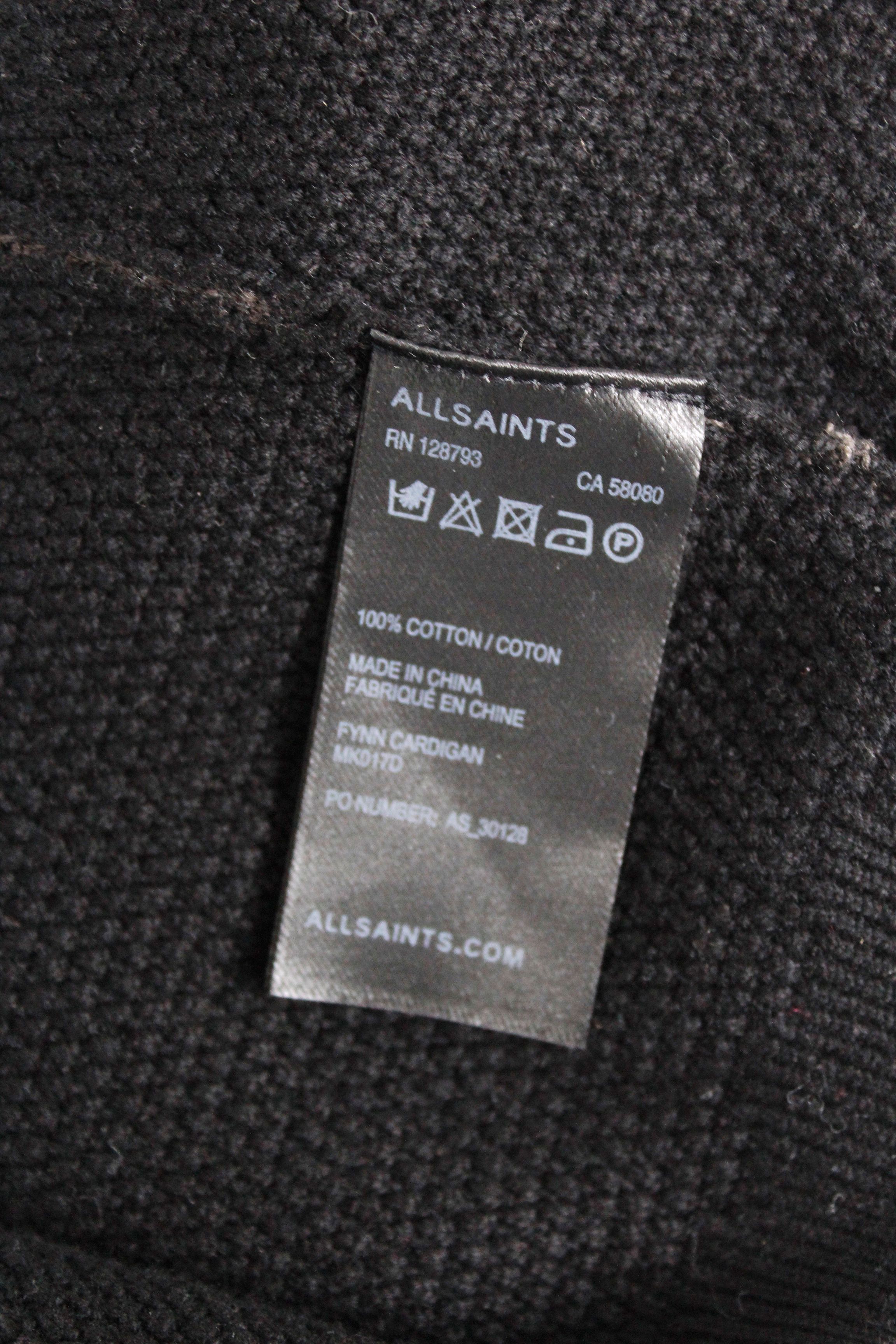 Allsaints Allsaints Fynn Bleach Cardigan Sweater Size US S / EU 44-46 / 1 - 5 Thumbnail