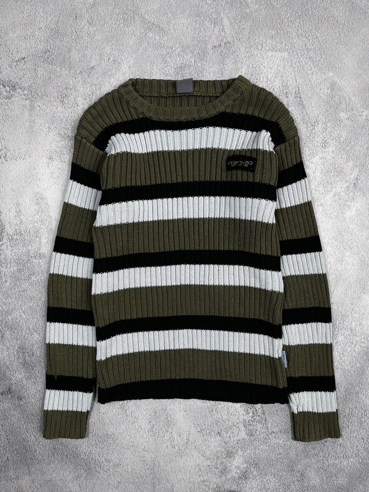 Vintage Vintage Y2K Japanese striped sweater streetwear size S Size S / US 4 / IT 40 - 2 Thumbnail