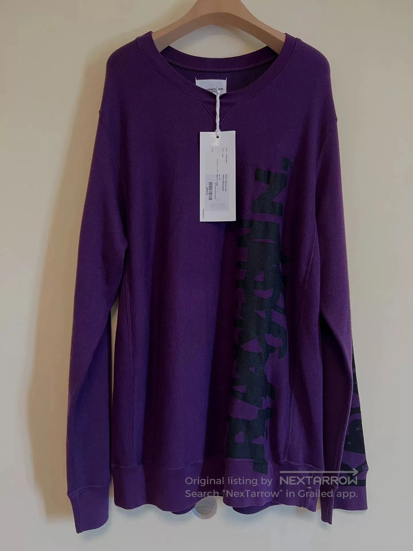 Takahiromiyashita The Soloist. Soloist Silk Cotton Blend Sweatshirt. Size US M / EU 48-50 / 2 - 2 Thumbnail