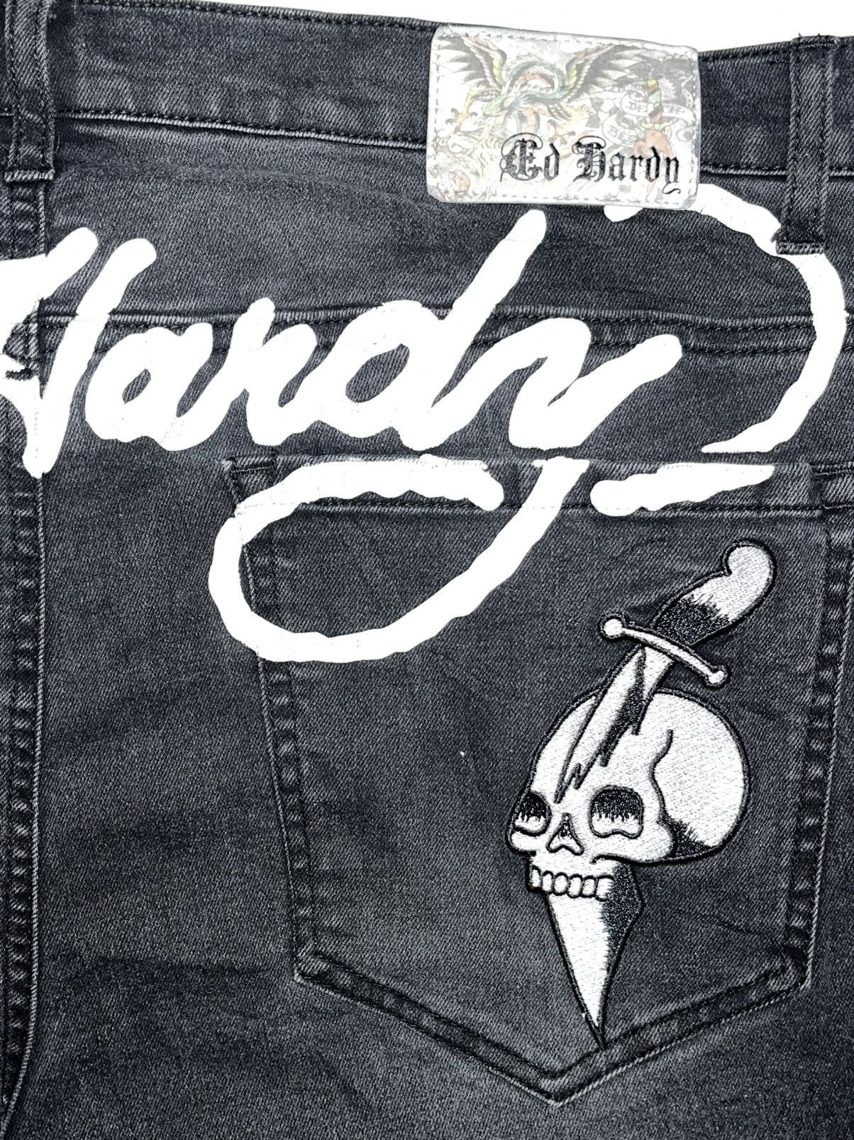 Ed Hardy DAGGER SKULL SLIM JEAN Size US 40 / EU 56 - 4 Thumbnail