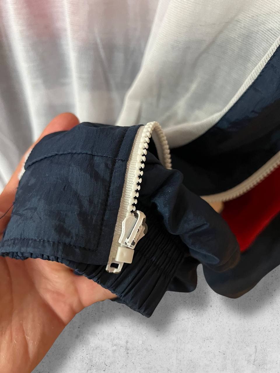 Tommy Hilfiger TOMMY HILFIGER USA Vintage Bomber NYLON TRACK Jacket Size US L / EU 52-54 / 3 - 11 Thumbnail