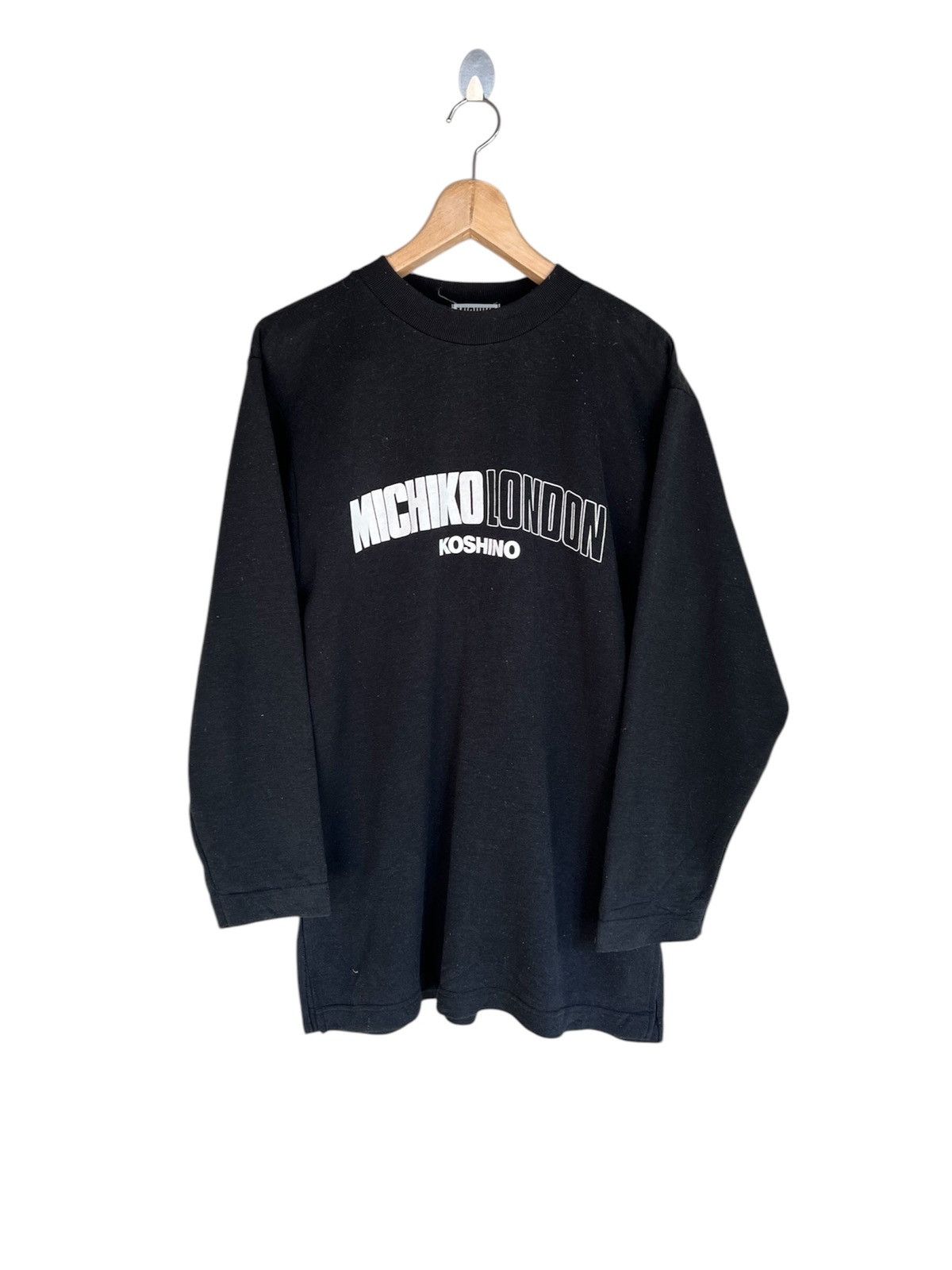 Michiko Koshino × Michiko Koshino London Michiko Koshino London Spell Out Sweatshirt Size US M / EU 48-50 / 2 - 1 Thumbnail