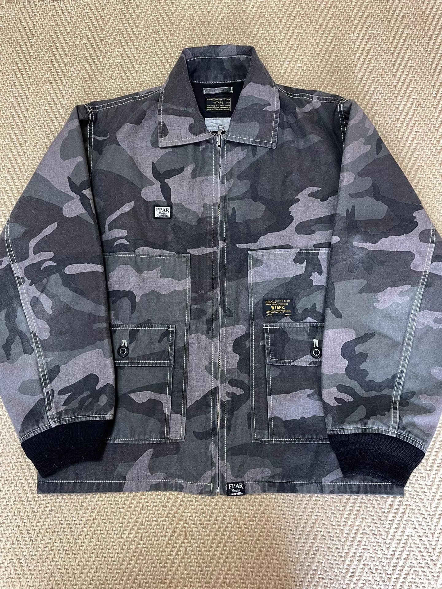 Wtaps WTAPS x HF 3-way Wax Dyed Washed PARK-ING Jacket S 16 Size US S / EU 44-46 / 1 - 1 Thumbnail