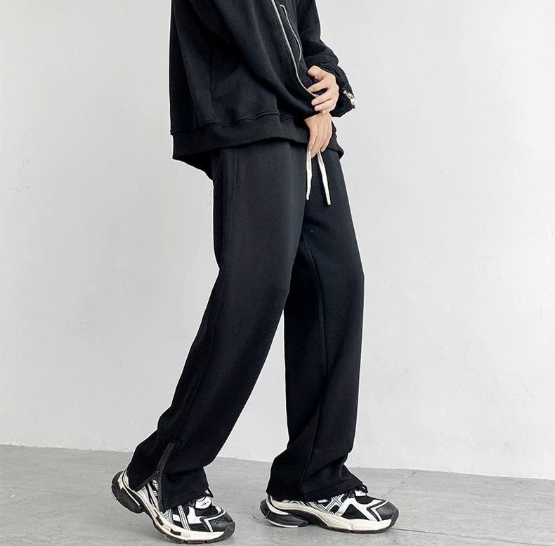 Japanese Brand × Jean Black Sweatpants Men's Fashion Size US 26 / EU 42 - 6 Thumbnail