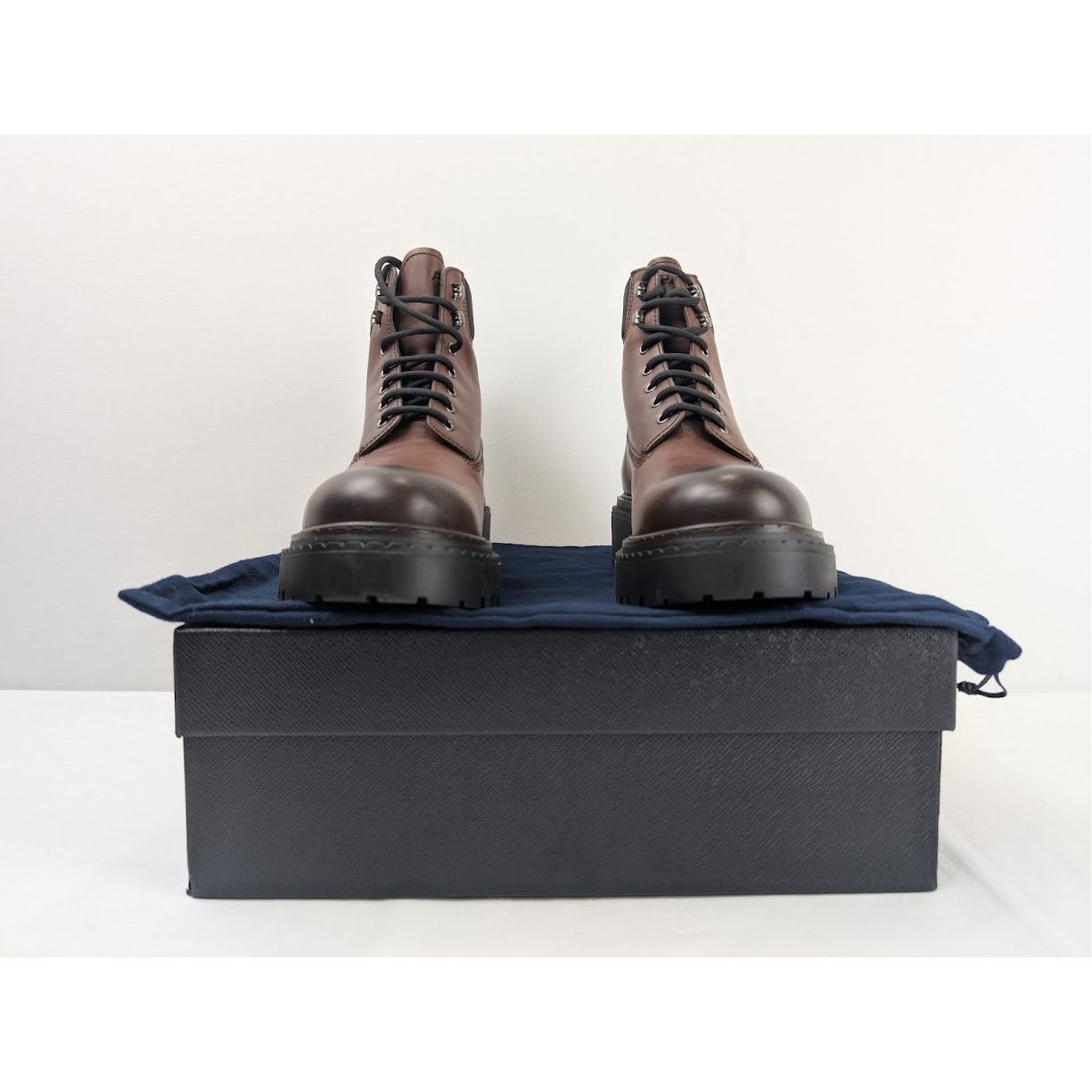 Prada o1rshd1 Ankle Boots in Ebano Brown Size US 11 / EU 44 - 19 Thumbnail