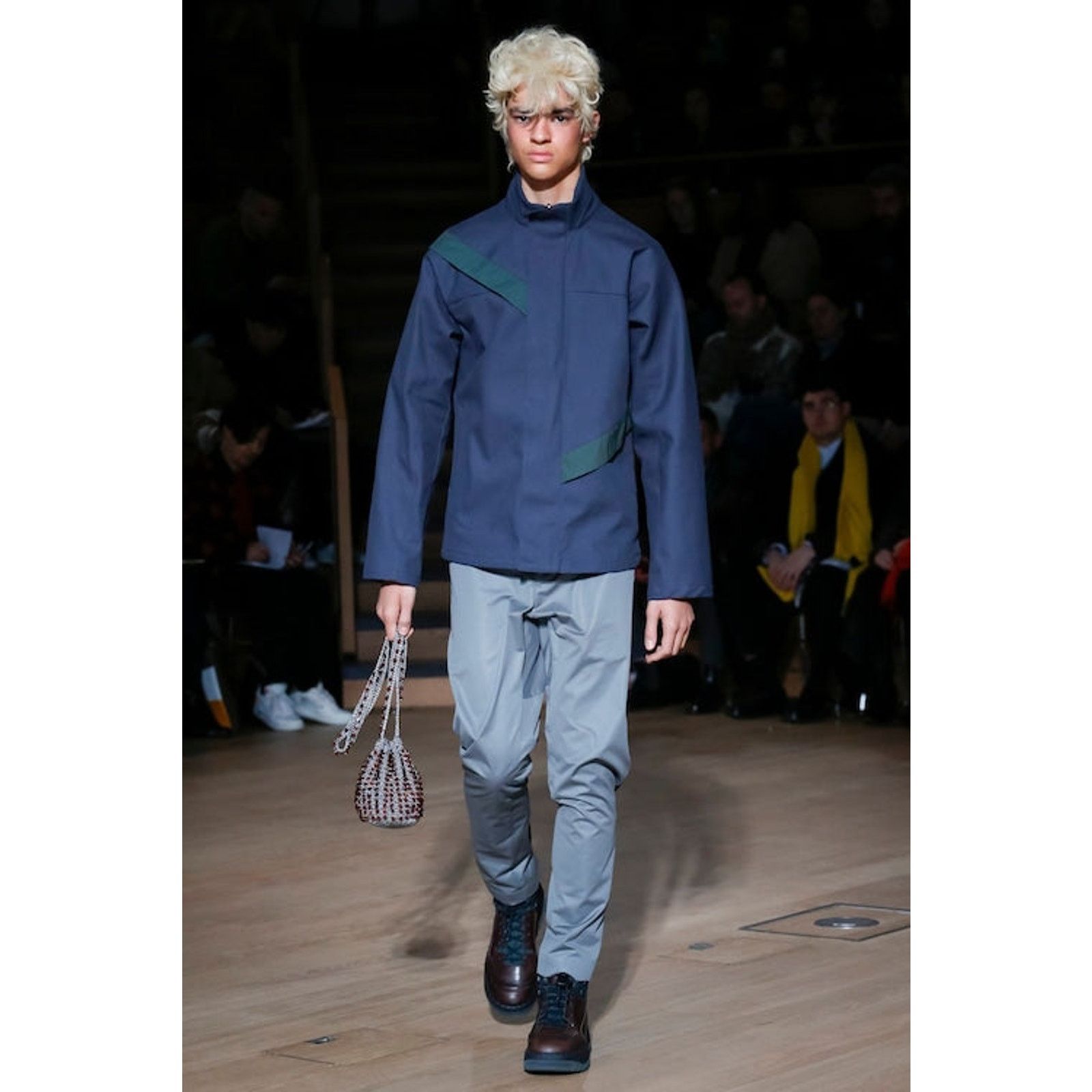 Kiko Kostadinov A/W2018 Kiko Kostadinov Gaetan contrast strap runway pants Size US 34 / EU 50 - 4 Thumbnail