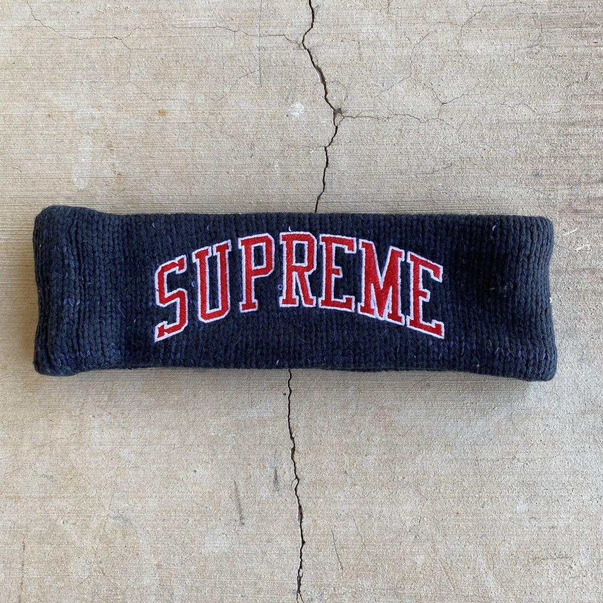 Supreme Supreme New Era Sequin Arc Logo Headband Navy 2018 Size ONE SIZE - 1 Thumbnail