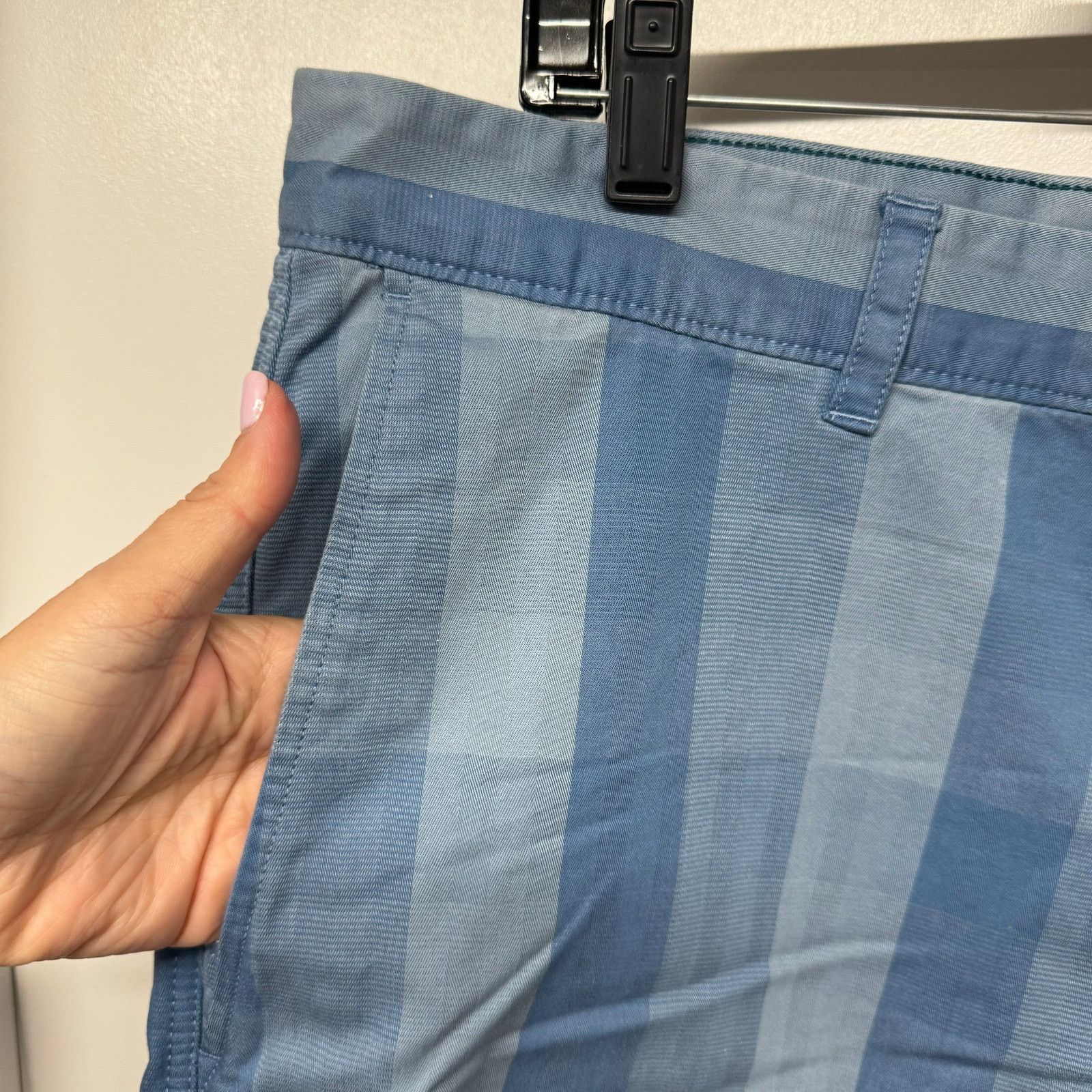 The North Face North Face Men Blue Checkered Plaid Explore Short Stretch 38 Size US 38 / EU 54 - 3 Thumbnail