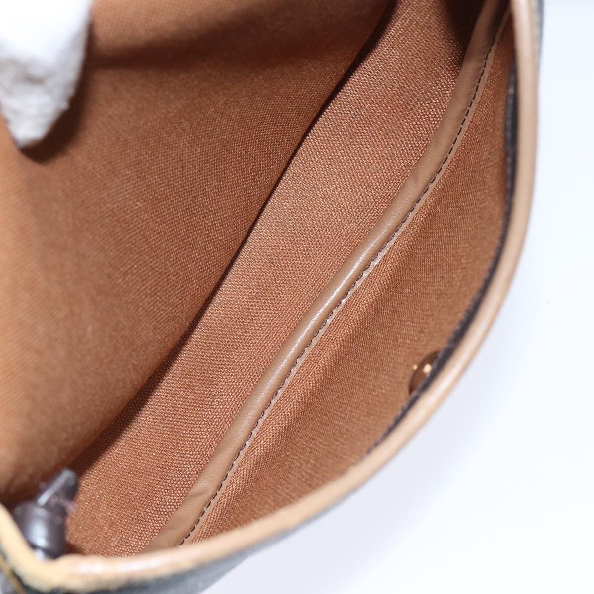 Dior DIOR Honeycomb Canvas Shoulder Bag Leather Black Gold Size ONE SIZE - 11 Thumbnail