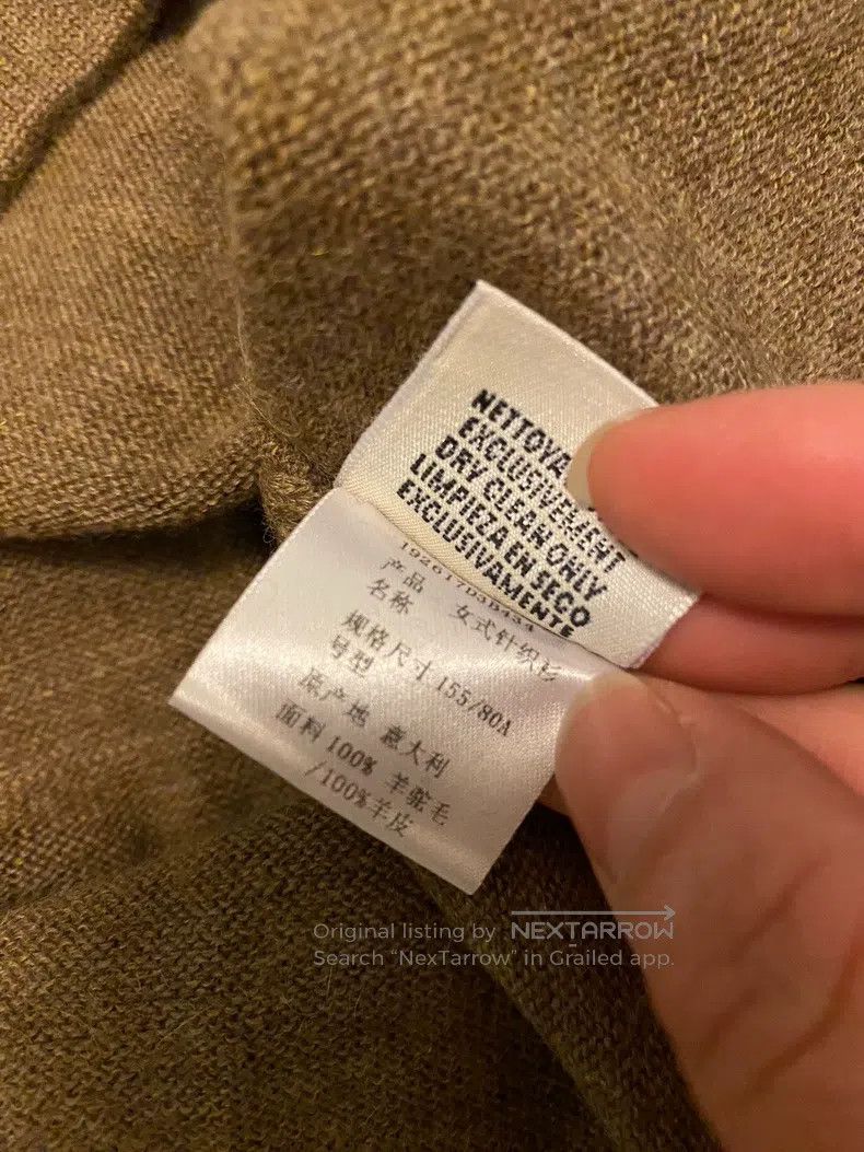 Hermes Hermes Alpaca Wool and Leather Top Size XXS / US 00 / IT 34 - 8 Thumbnail