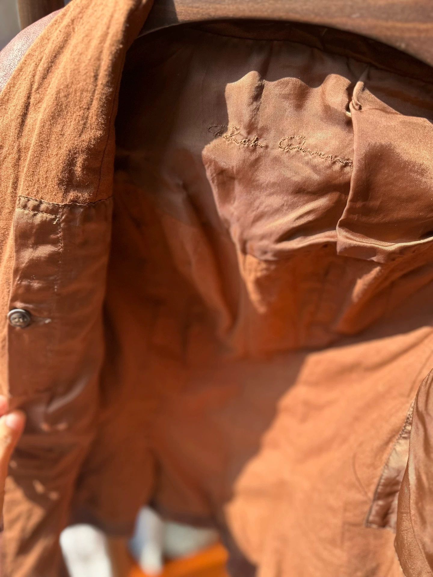 Rick Owens Rick Owens leather jacket, size 38 Size US XS / EU 42 / 0 - 5 Thumbnail
