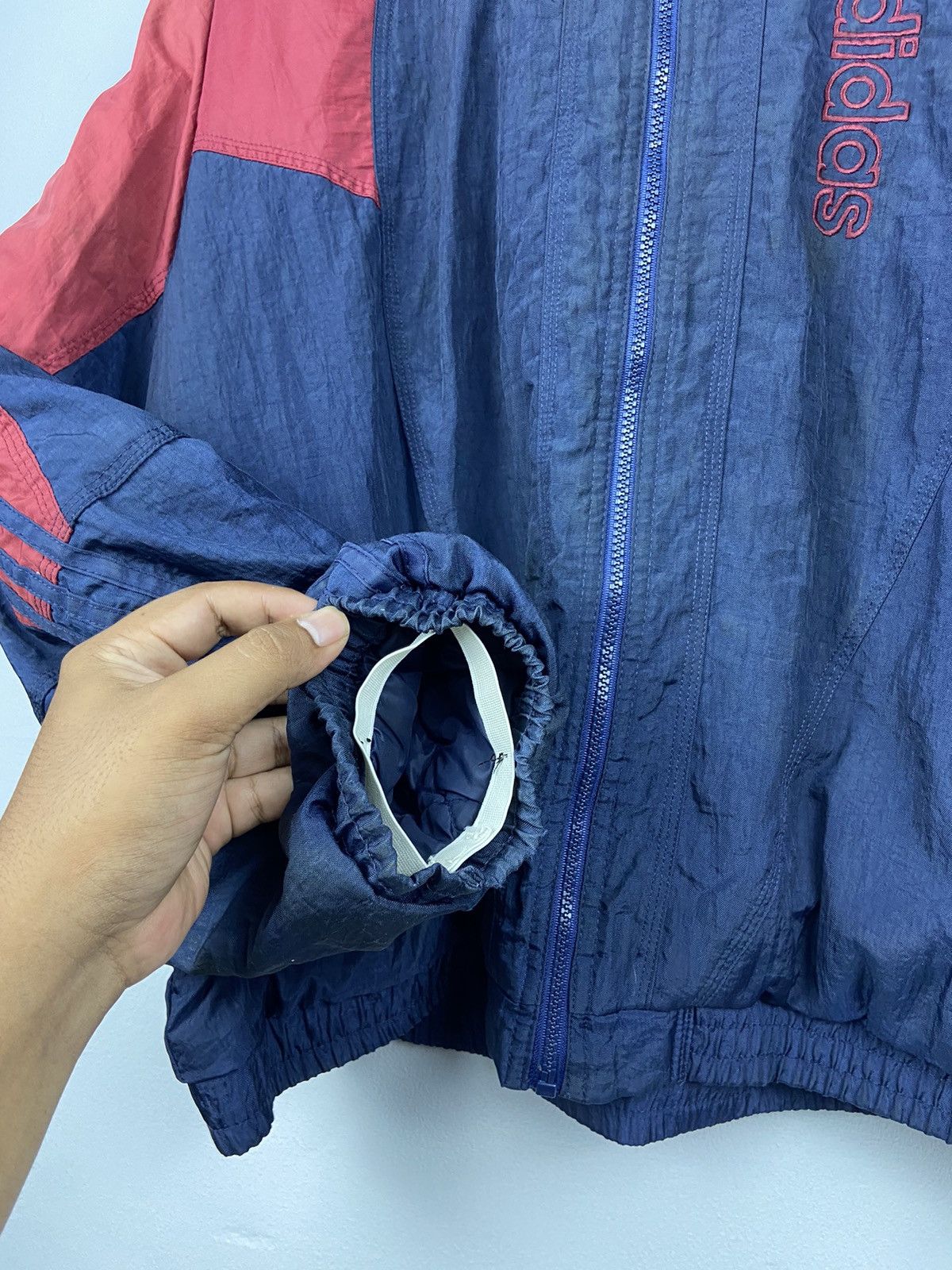Adidas × Descente × Vintage Vintage Adidas 90s Descente Bomber Jacket Size US L / EU 52-54 / 3 - 6 Thumbnail