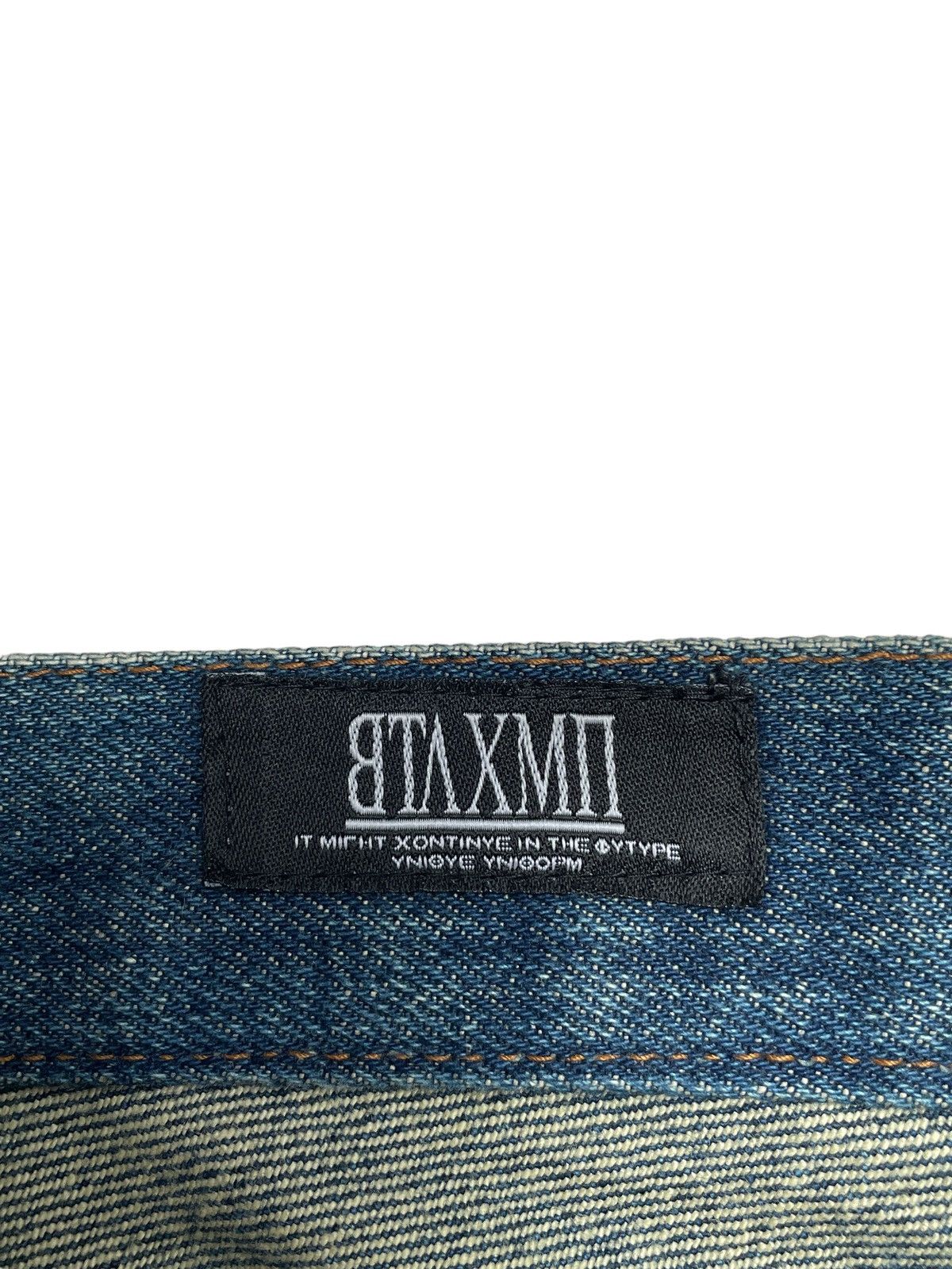 If Six Was Nine × Japanese Brand Rare Design Vintage Japanese Brand BTAXMTI Jeans 1990s Size US 30 / EU 46 - 12 Thumbnail