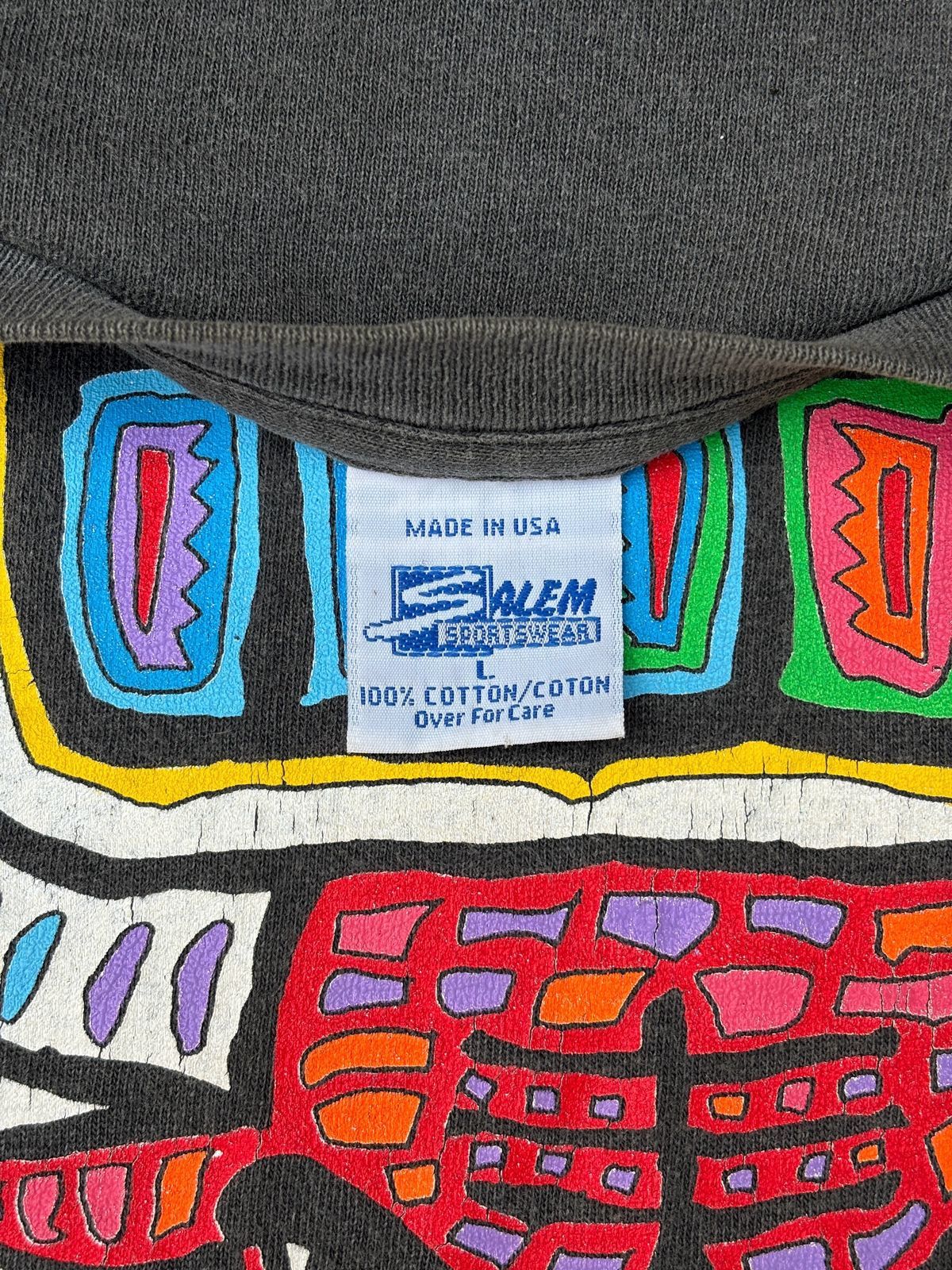 Keith Haring × NBA × Salem Sportswear Very Rare Killer 80s 90s Chicago Bulls Keith Haring Washed Size US L / EU 52-54 / 3 - 12 Thumbnail