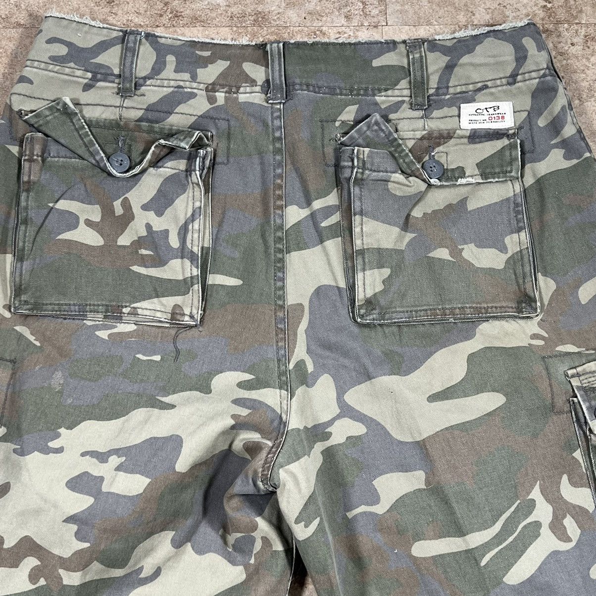 Other × Vintage Vintage OTB One Tough Brand 34 x30 Mens Camo Cargo Pants Y2K Size US 34 / EU 50 - 3 Thumbnail