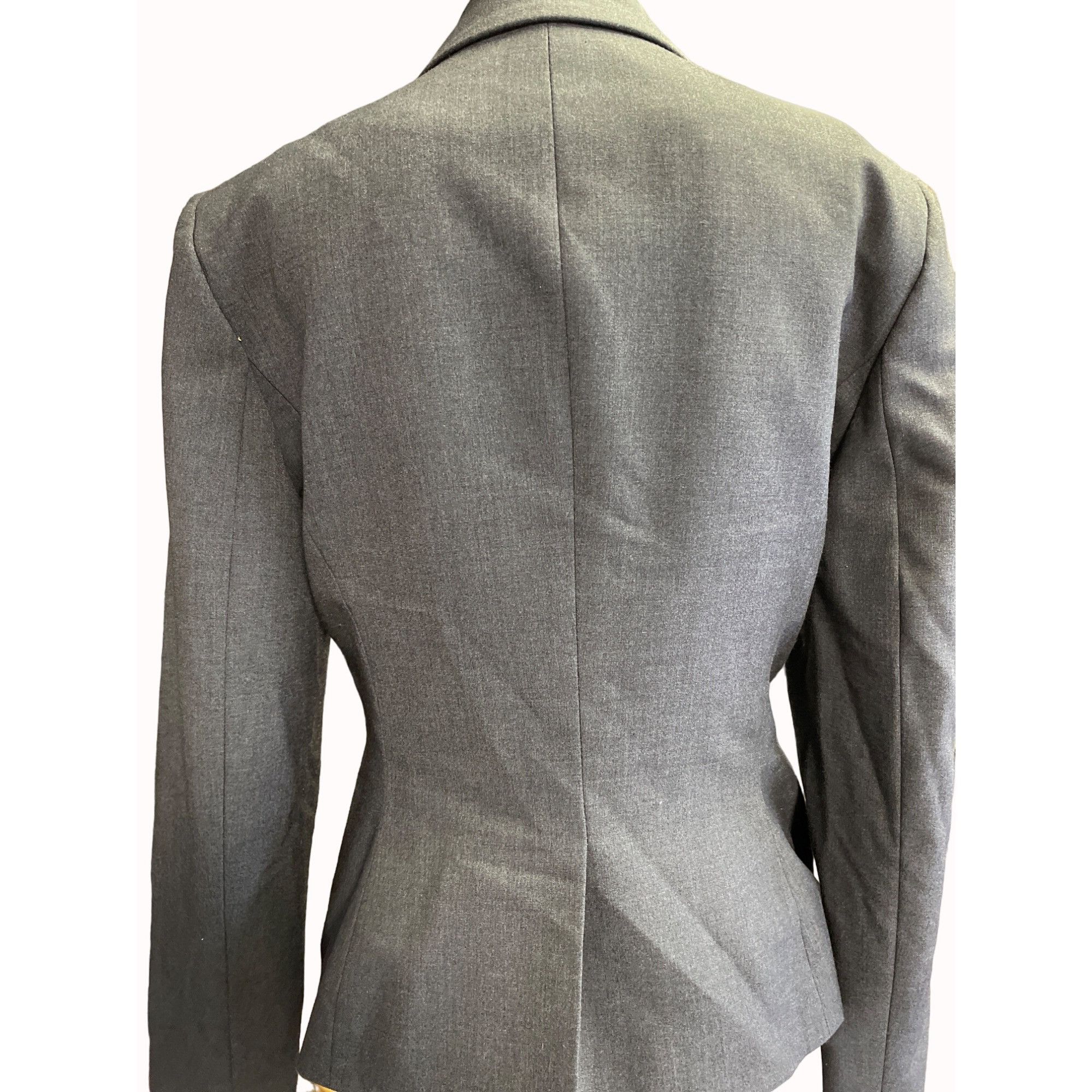 Calvin Klein Calvin Klein Women's Gray Blazer 2 pocket closure Size 4 SKU Size S / US 4 / IT 40 - 4 Thumbnail