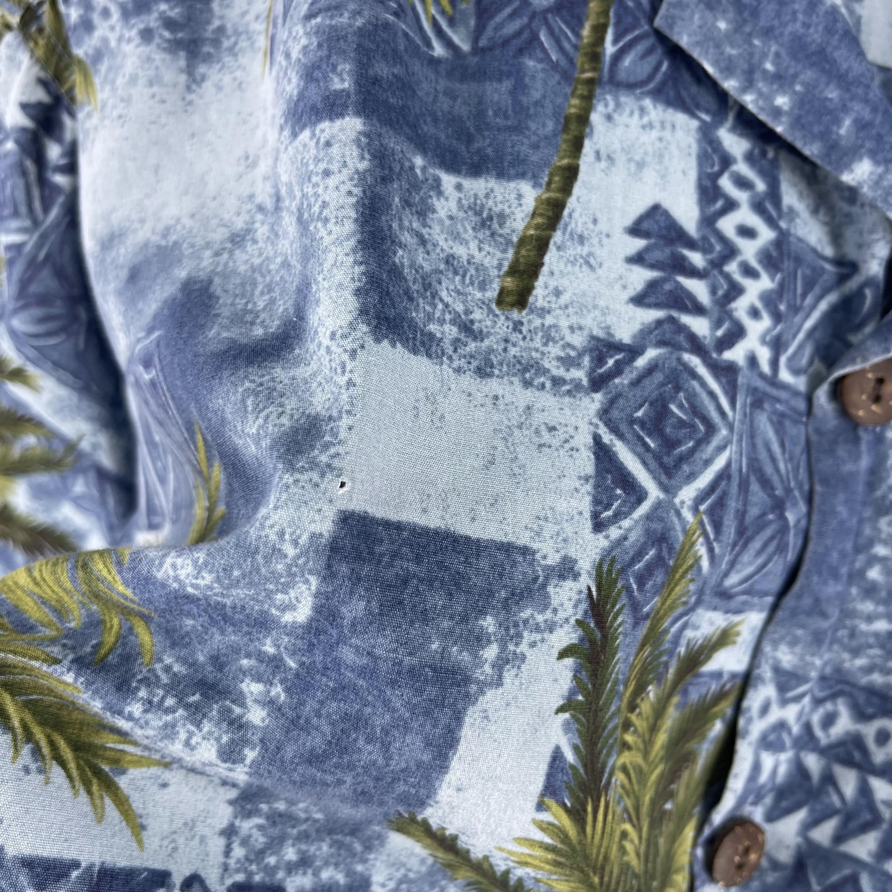 Vintage Vintage GO BAREFOOT Hawaiian Tropical Okinawa Sunwear Shirt Size US L / EU 52-54 / 3 - 7 Thumbnail