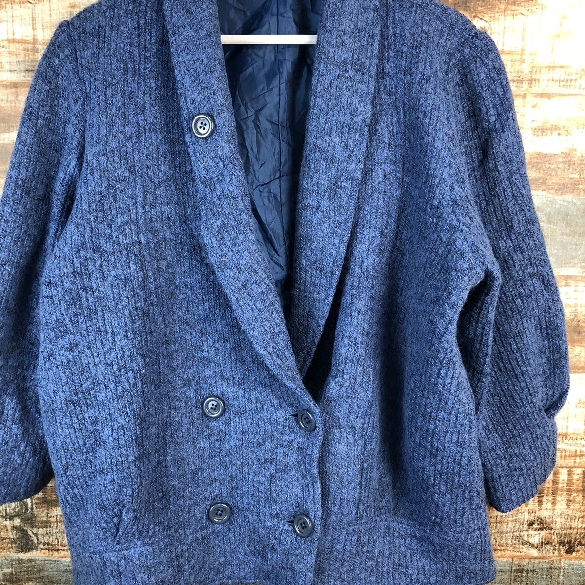 Japanese Brand Japanese Brand Blue indigo knitwear cardigan #A2461 Size US L / EU 52-54 / 3 - 5 Thumbnail
