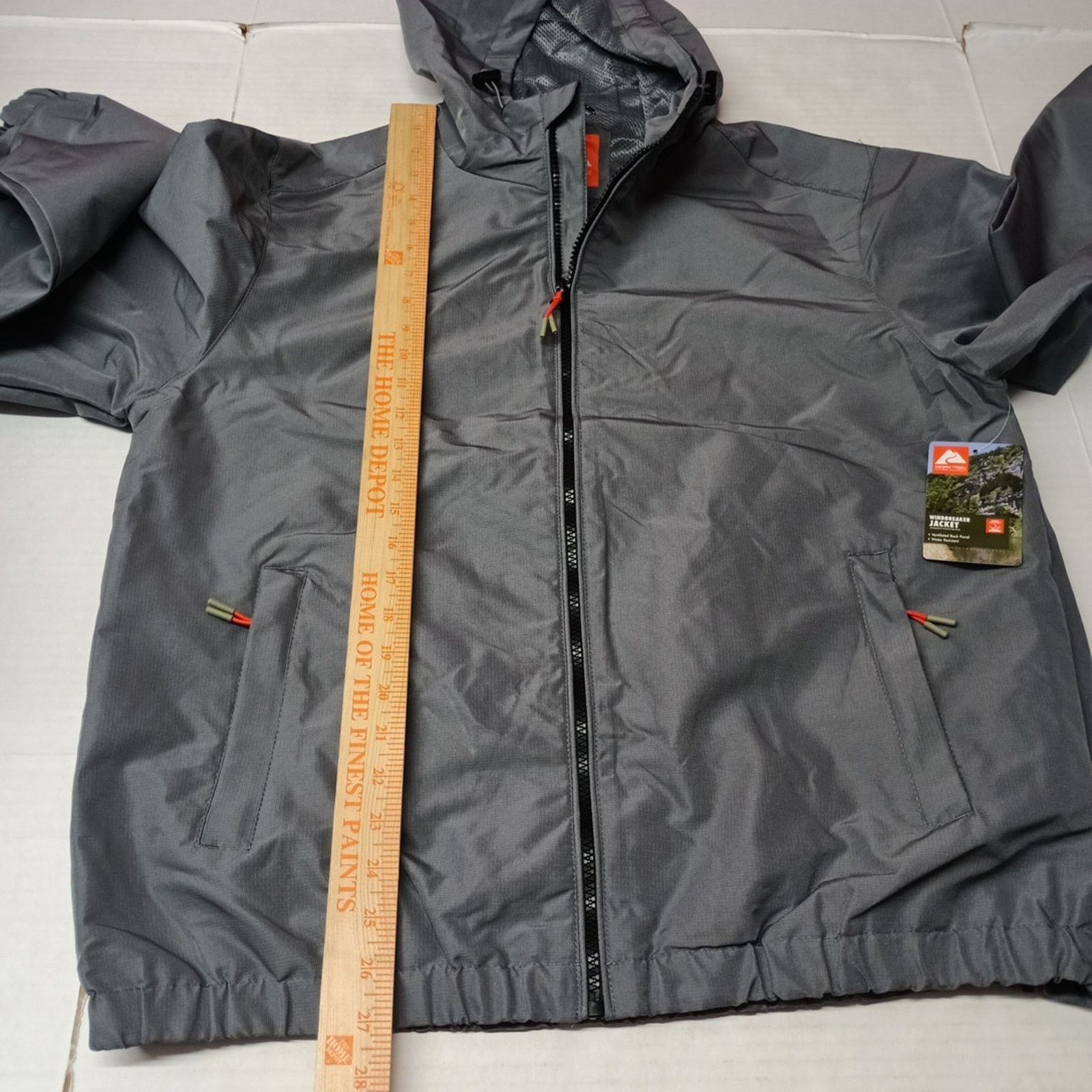 Other Ozark Trail Windbreaker Jacket Men's Size M Gray Zip Pockets Size US M / EU 48-50 / 2 - 7 Thumbnail
