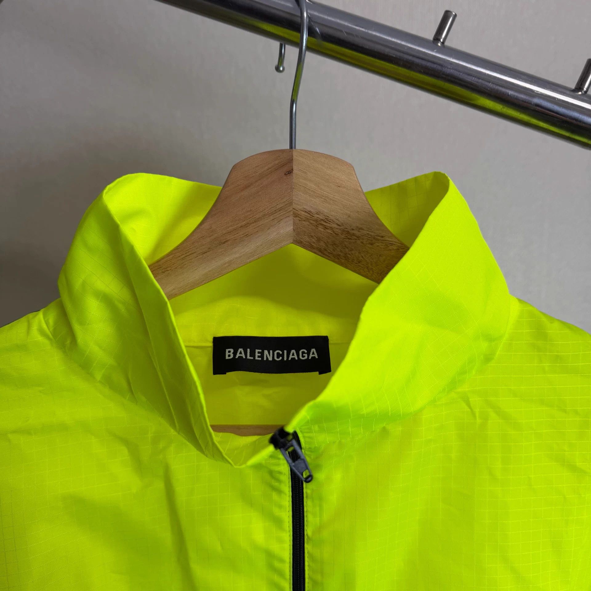 Balenciaga Balenciaga colorblock logo jacket men's 40 yellow Size US XXS / EU 40 - 3 Thumbnail