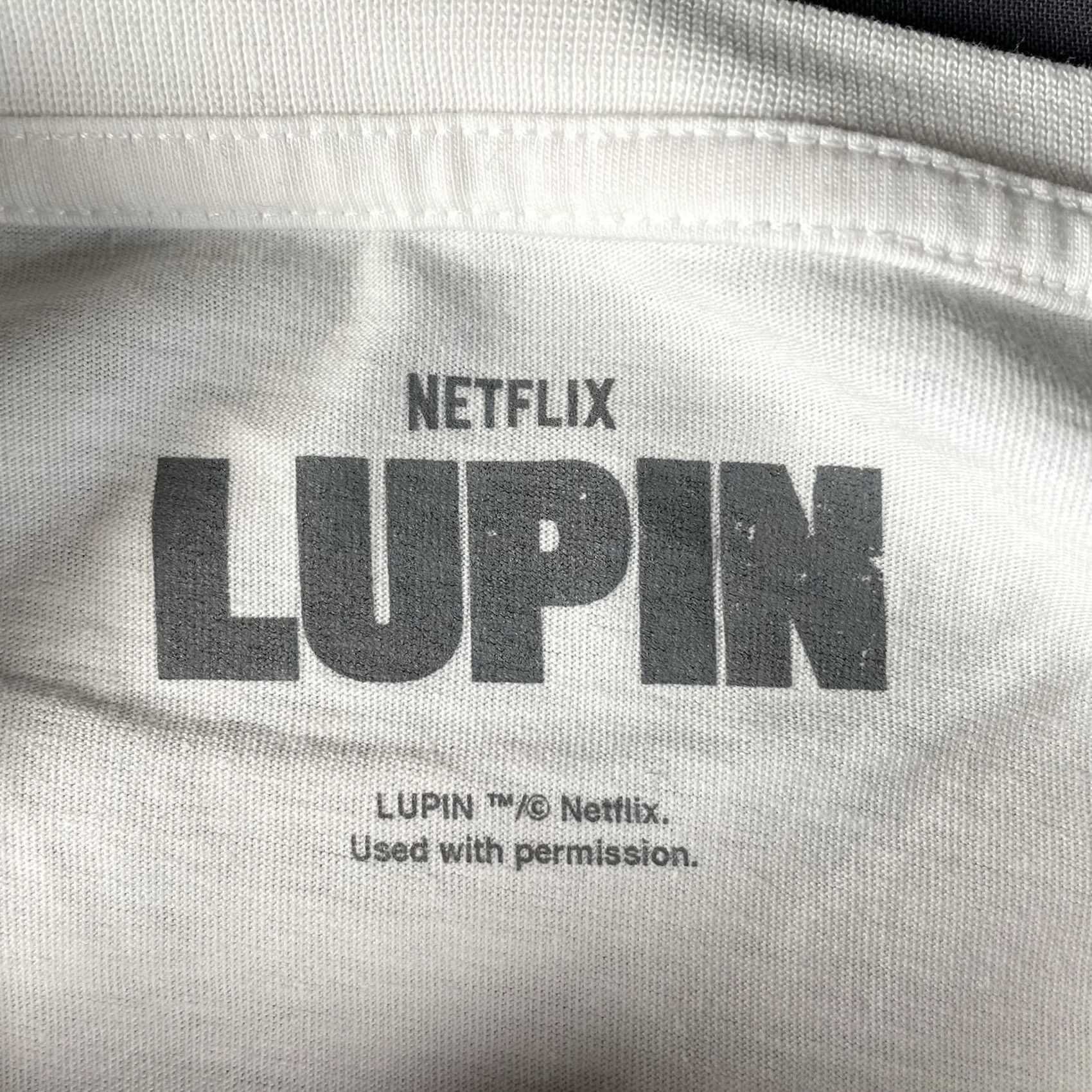 Vintage Lupin Netflix Shirt Men L Omar Sy Lupin Promo Tee Netflix Original Long Sleeve Crew Neck White Black Netflix Shirt Men L Lupin Promo Tee Size US L / EU 52-54 / 3 - 7 Thumbnail