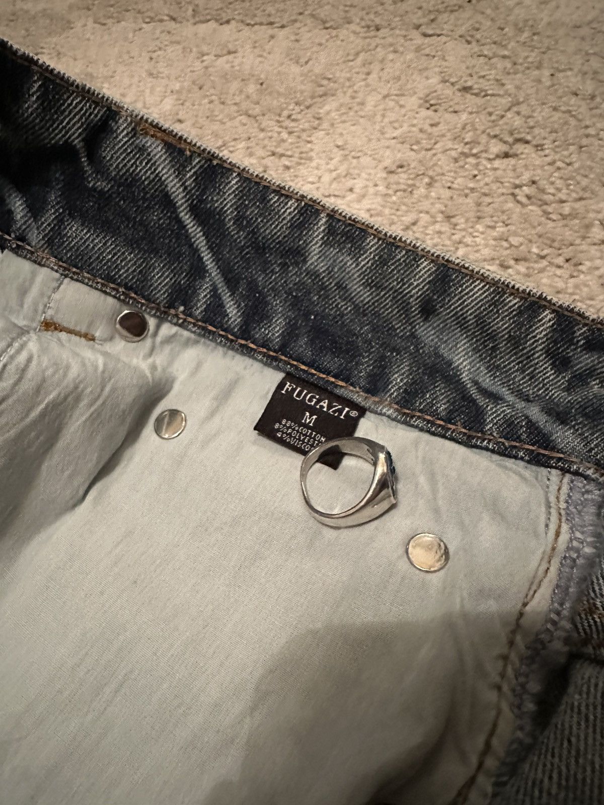 Fugazi Fugazi Rogue Denim Shorts Size US 34 / EU 50 - 6 Thumbnail