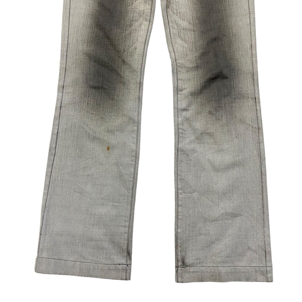 Le Grande Bleu (L.G.B.) BIGLIDUE Coated Denim Flare Jeans Size US 31 - 7 Thumbnail