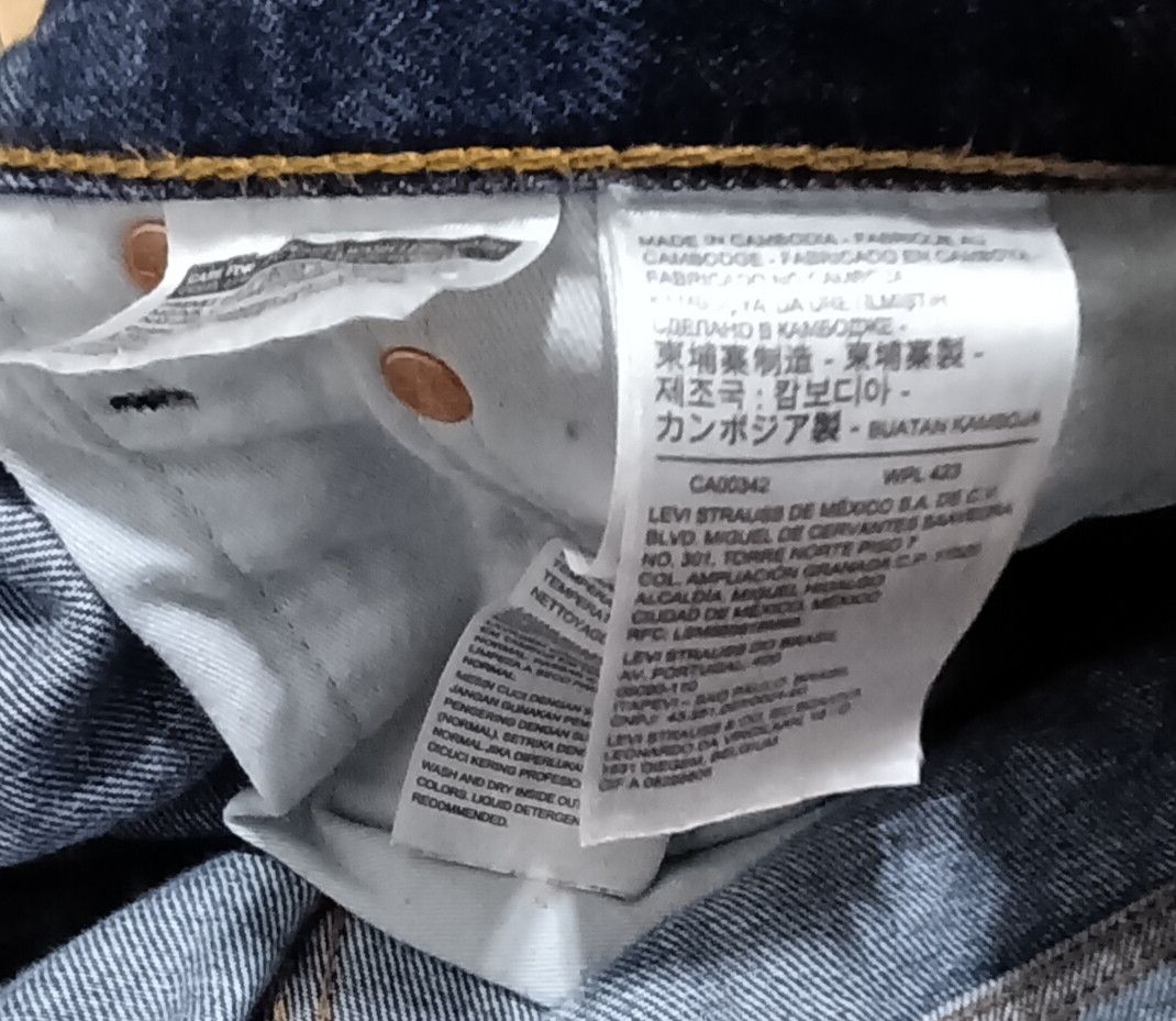 Japanese Brand × Levi's LEVIS PREMIUM 551Z BIG E NON-SELVEDGE JEANS Size US 34 / EU 50 - 5 Thumbnail