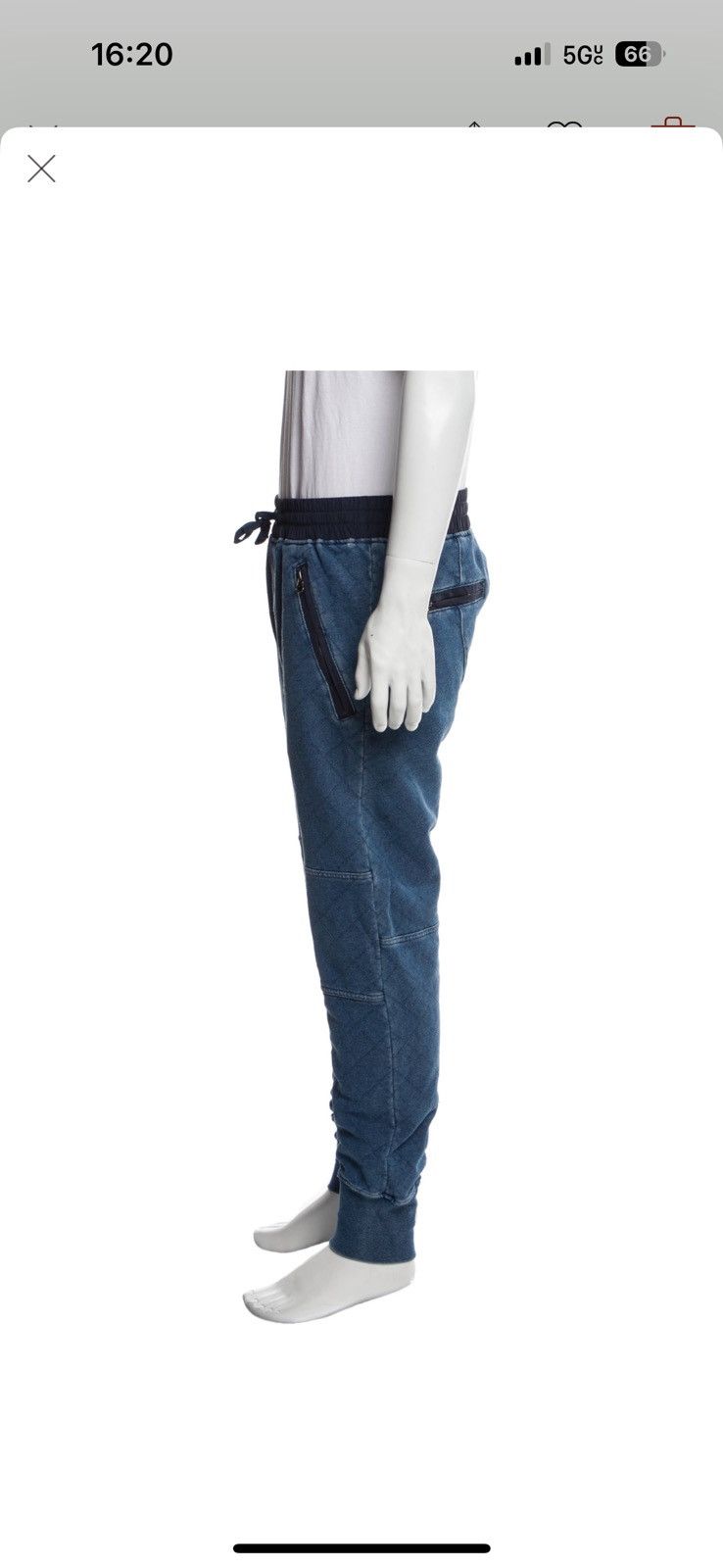 Kith Kith Bleeker Indigo Denim Jogger Pants sz S Size US 30 / EU 46 - 3 Thumbnail