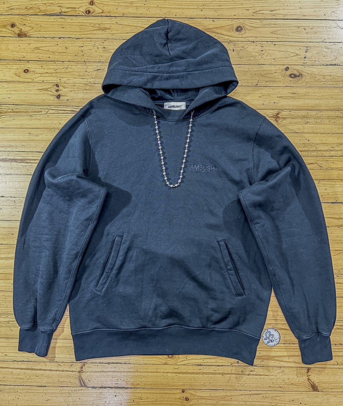 Ambush Design Ambush Ballchain logo black hoodie Size US L / EU 52-54 / 3 - 1 Thumbnail