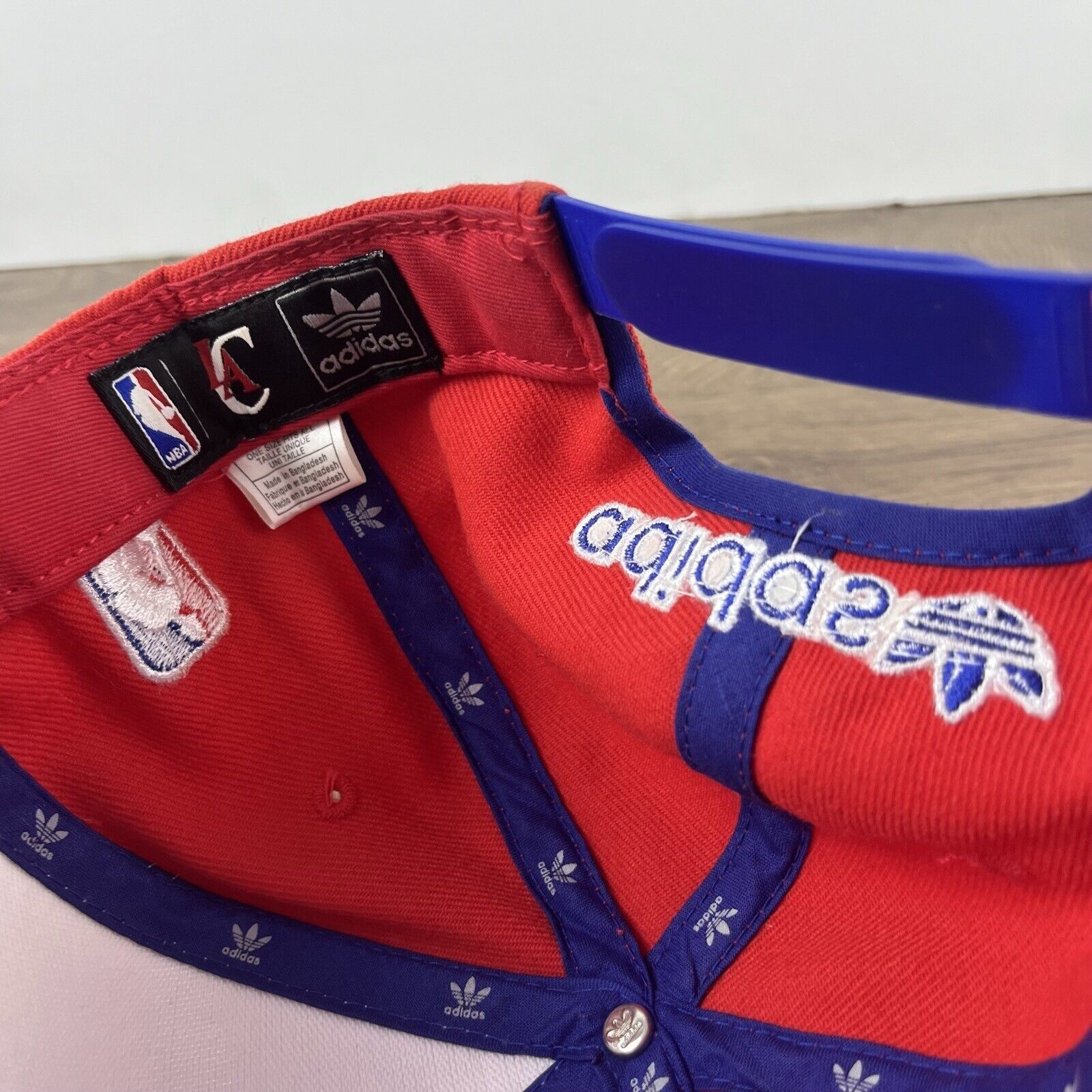 Adidas Los Angeles Clippers Snapback Hat Red Adidas Adjustable Red Size ONE SIZE - 15 Thumbnail