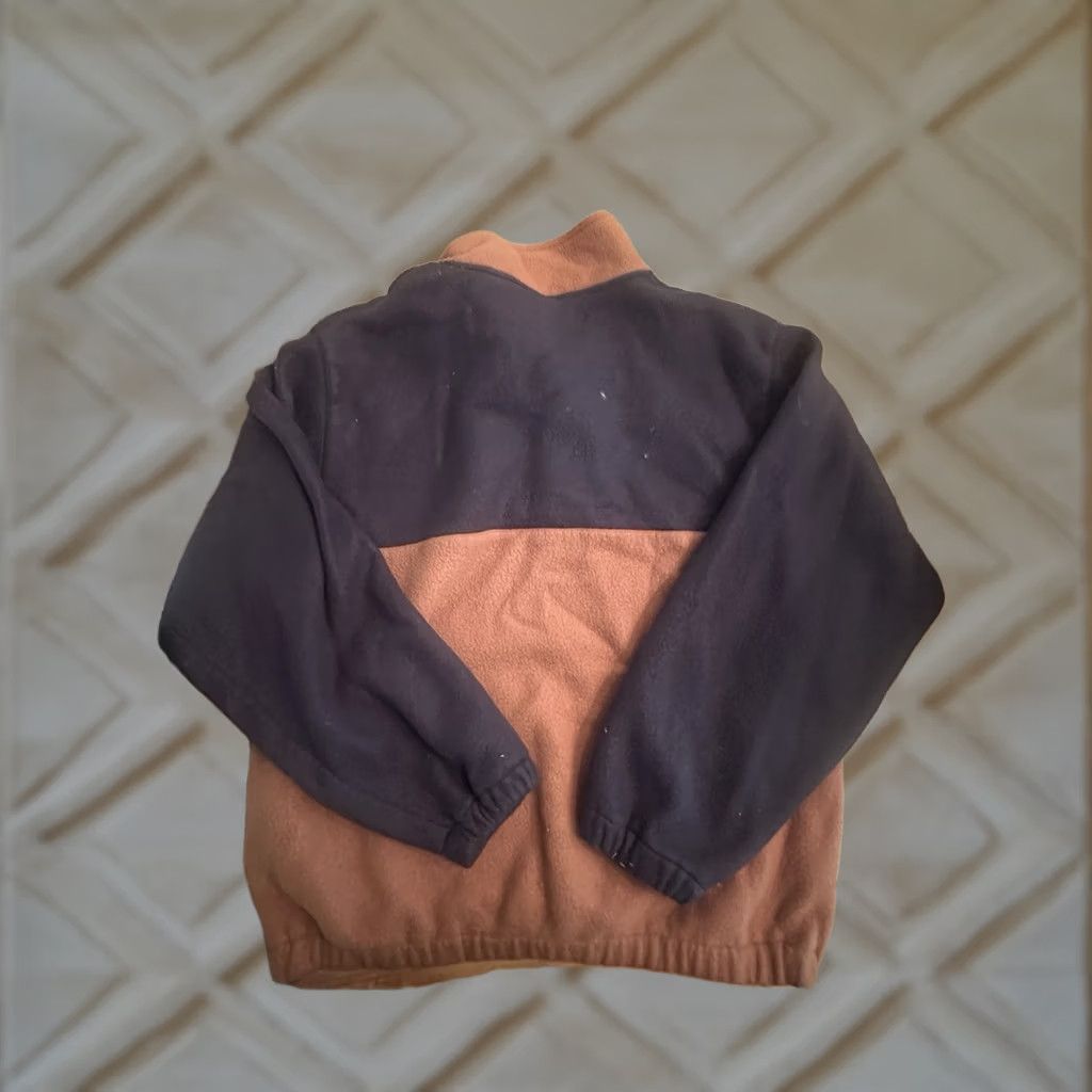 Vintage VINTAGE M.E. Sport Pullover Sweatshirt Men XL Brown Purple Check 1/4 Zip Fleece Hiking Size US XL / EU 56 / 4 - 1 Thumbnail