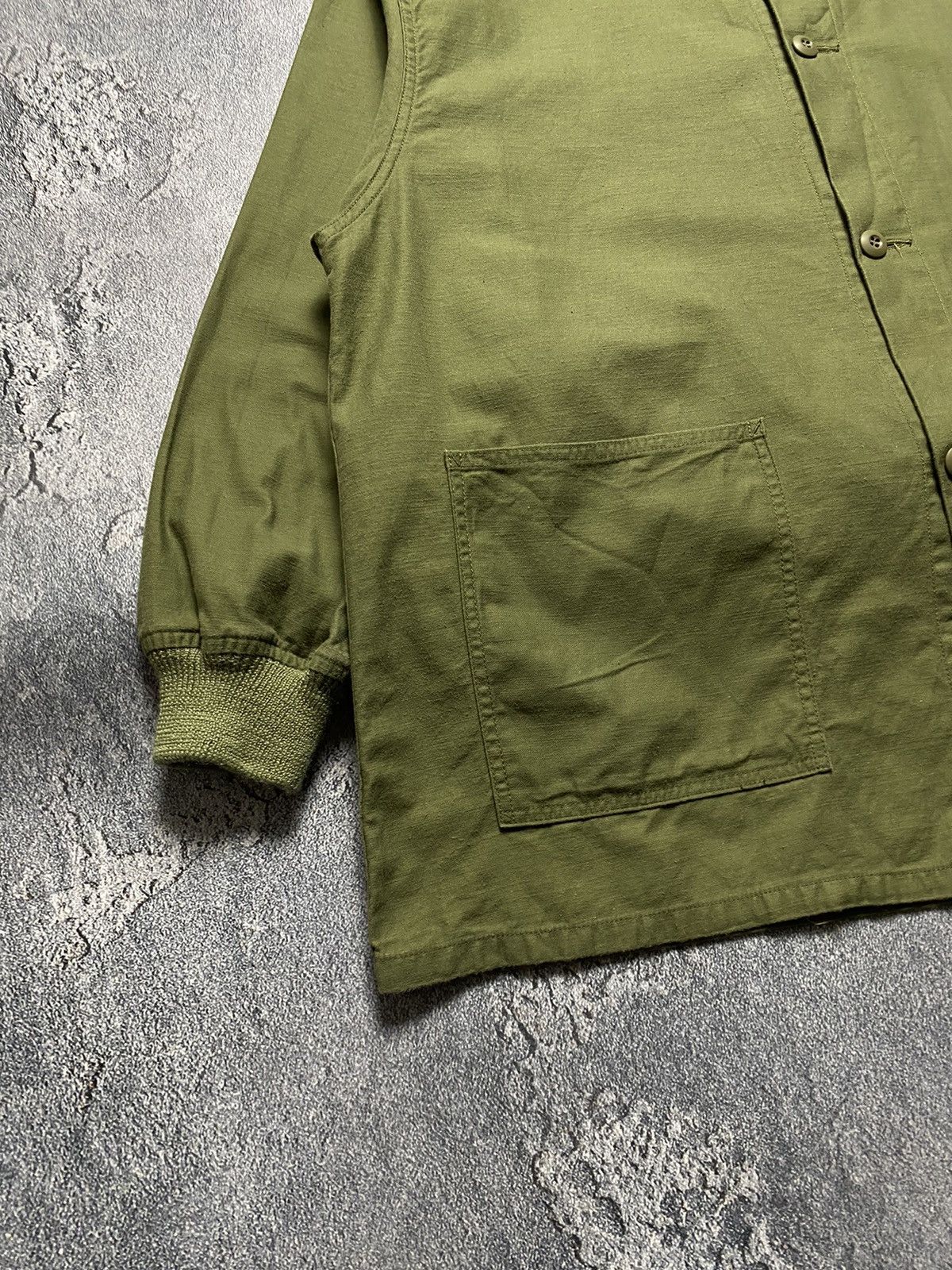 Japanese Brand × Needles Needles Oversize Japanese Work Army Button Jacket Size US L / EU 52-54 / 3 - 5 Thumbnail