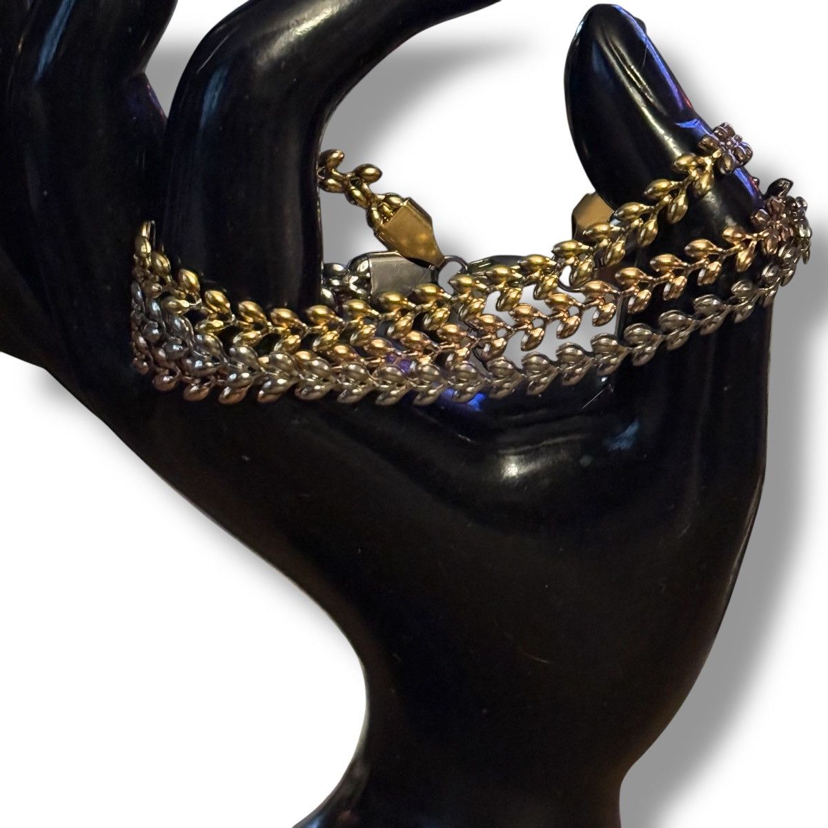 Other Tricolor triple strand chain bracelet Size ONE SIZE - 2 Thumbnail