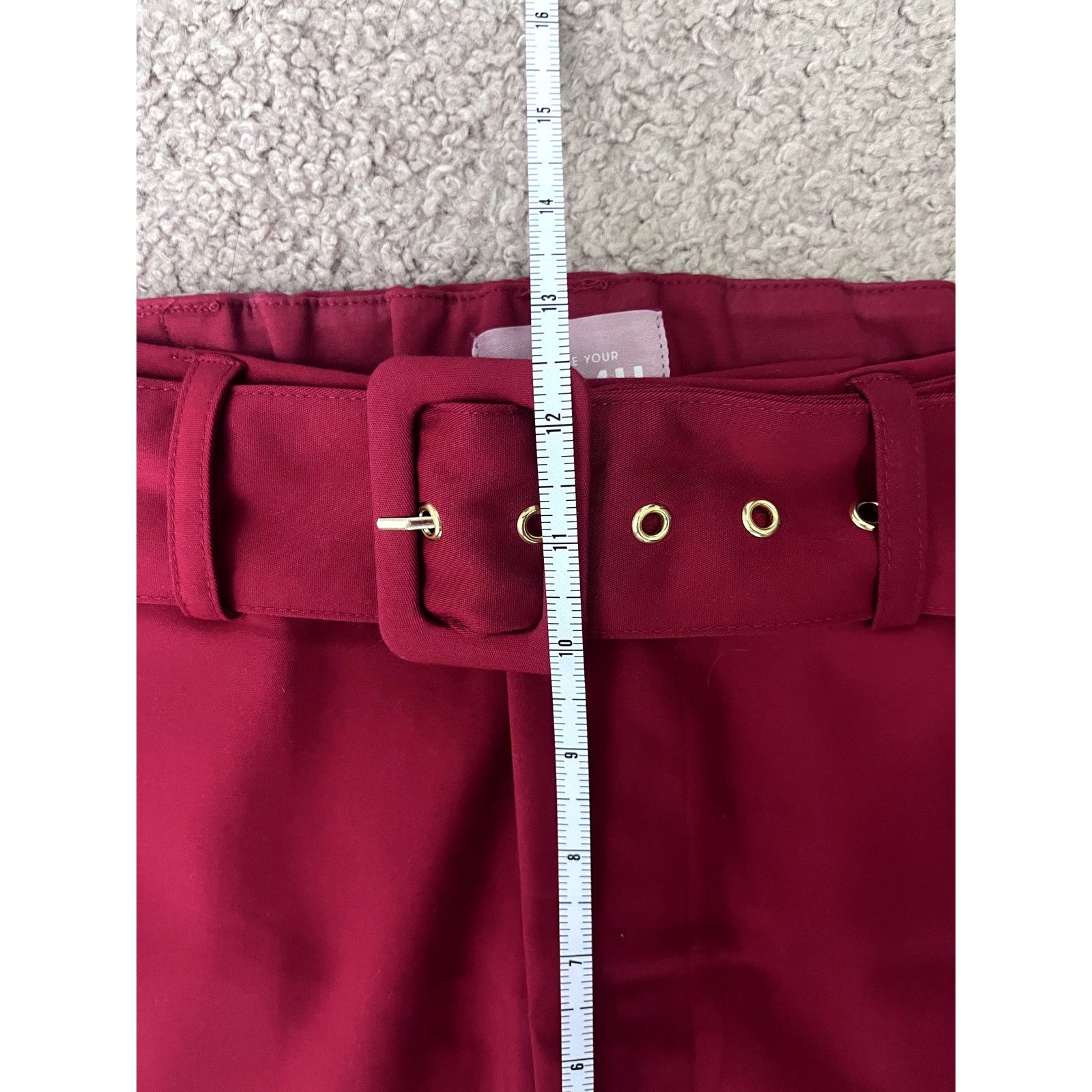 Show Me Your MuMu Red Women's Show Me Your Mumu Wide Leg Pants M Size 30" / US 8 / IT 44 - 6 Thumbnail