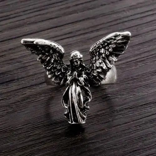 Other Vintage Grunge Open Ring Angel Prying Size ONE SIZE - 4 Thumbnail