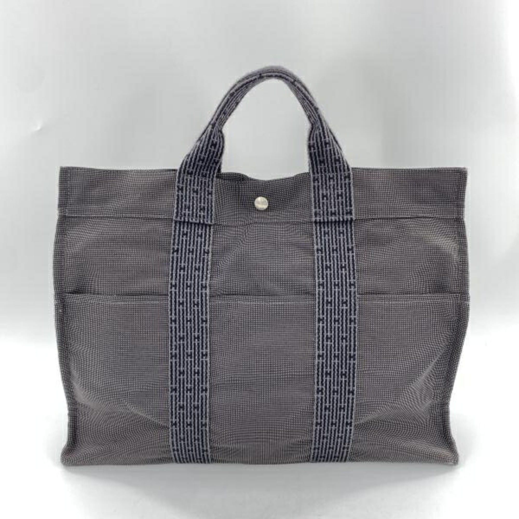 Hermes Herline Mm Grey Tote Bag, Women's