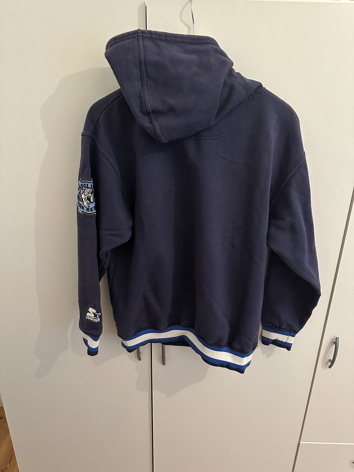 Starter Starter Hoodie Pullover North Carolina Size M Tar Heels Size US M / EU 48-50 / 2 - 2 Thumbnail