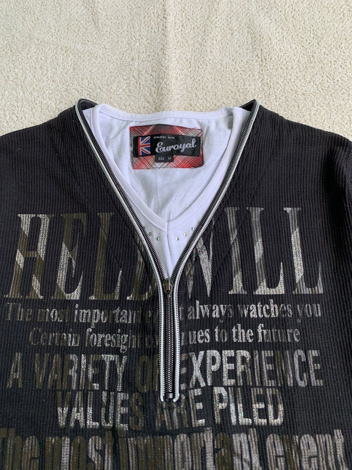 14th Addiction × KMRii × Yasuyuki Ishii Y2k Japanese Euroyal Poem shirt Size US M / EU 48-50 / 2 - 4 Thumbnail