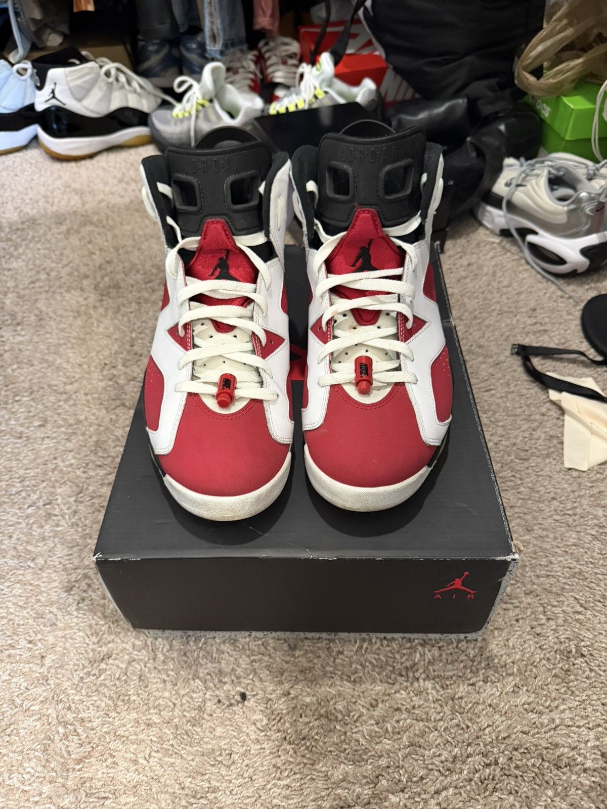 Nike Jordan 6 Carmine Size US 11.5 / EU 44-45 - 1 Thumbnail