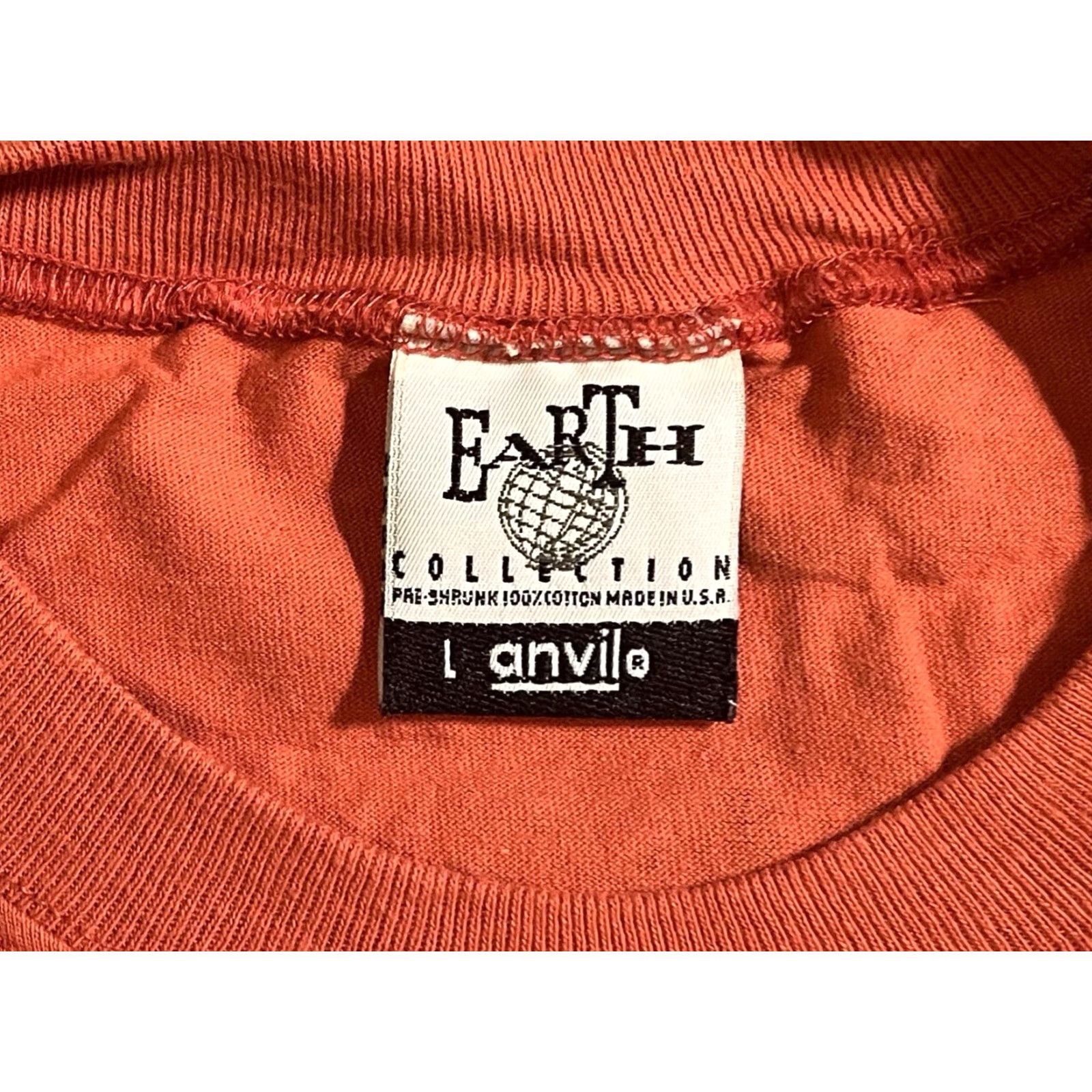 Anvil VINTAGE Jillian's Boston Billiards Mao Tse Tung Quote Shirt Men’s L Orange 90s Size US L / EU 52-54 / 3 - 4 Thumbnail