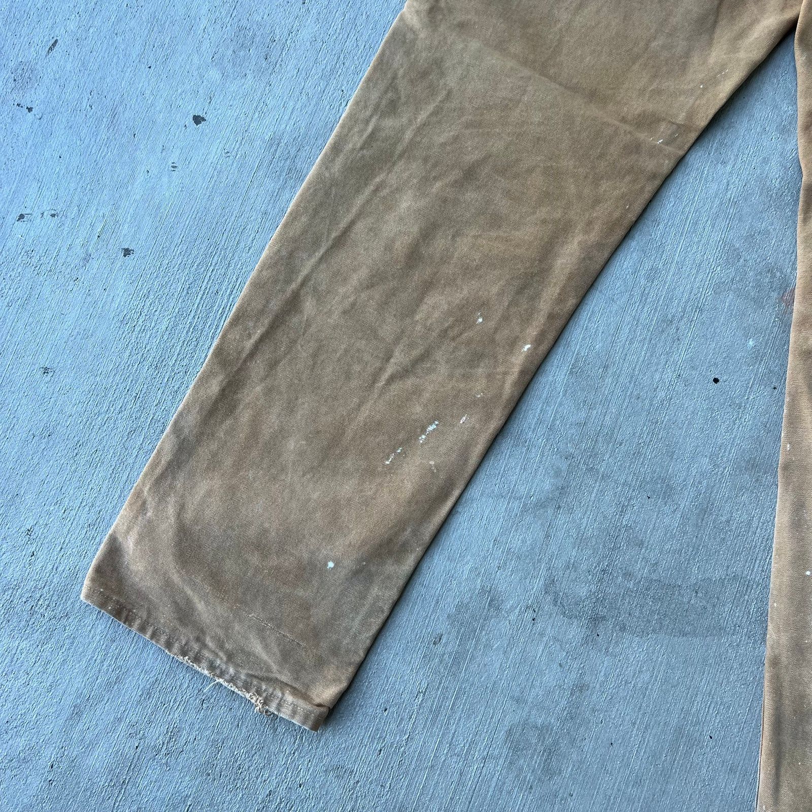 Carhartt × Vintage Carhartt brown double knee work wear carpenter pants Size US 31 - 8 Thumbnail