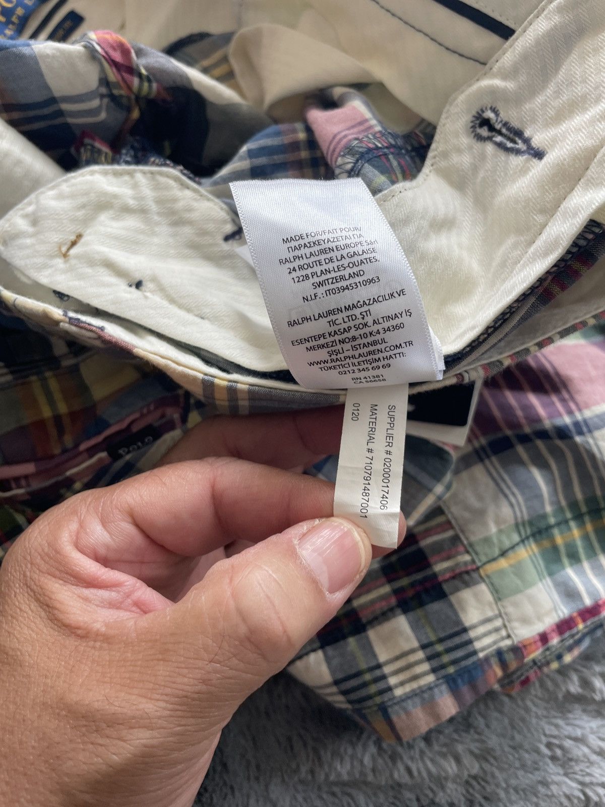 Polo Ralph Lauren Indian Madras Plaid shorts nwt 79.99 Size US 35 - 9 Thumbnail