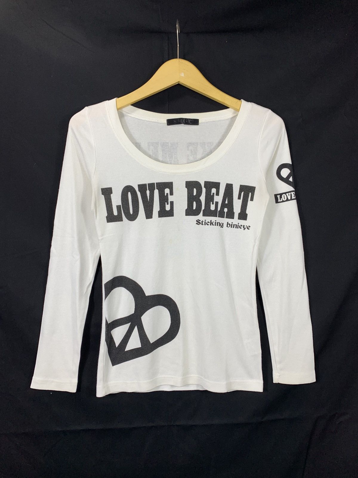 Hysteric Glamour Crazy Japan Peace Love Beat wake Me Up Longsleeve Tee Size US M / EU 48-50 / 2 - 1 Thumbnail