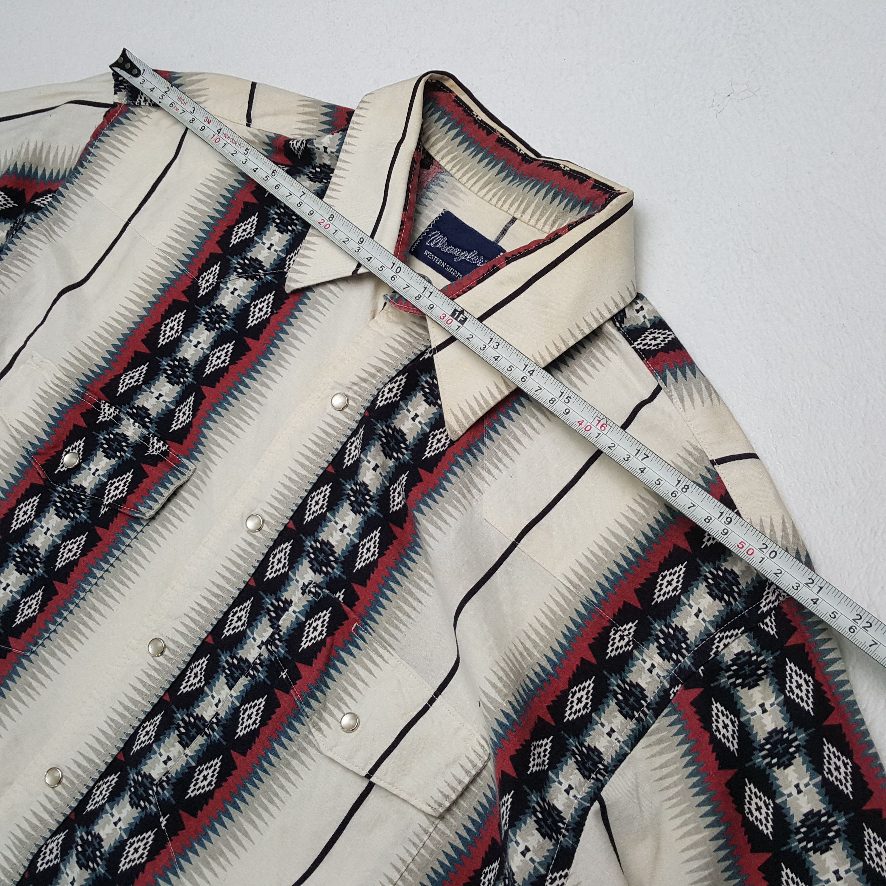 Vintage × Wrangler WRANGLER American Classic Fashion Style Casual Shirt Size US XL / EU 56 / 4 - 4 Thumbnail