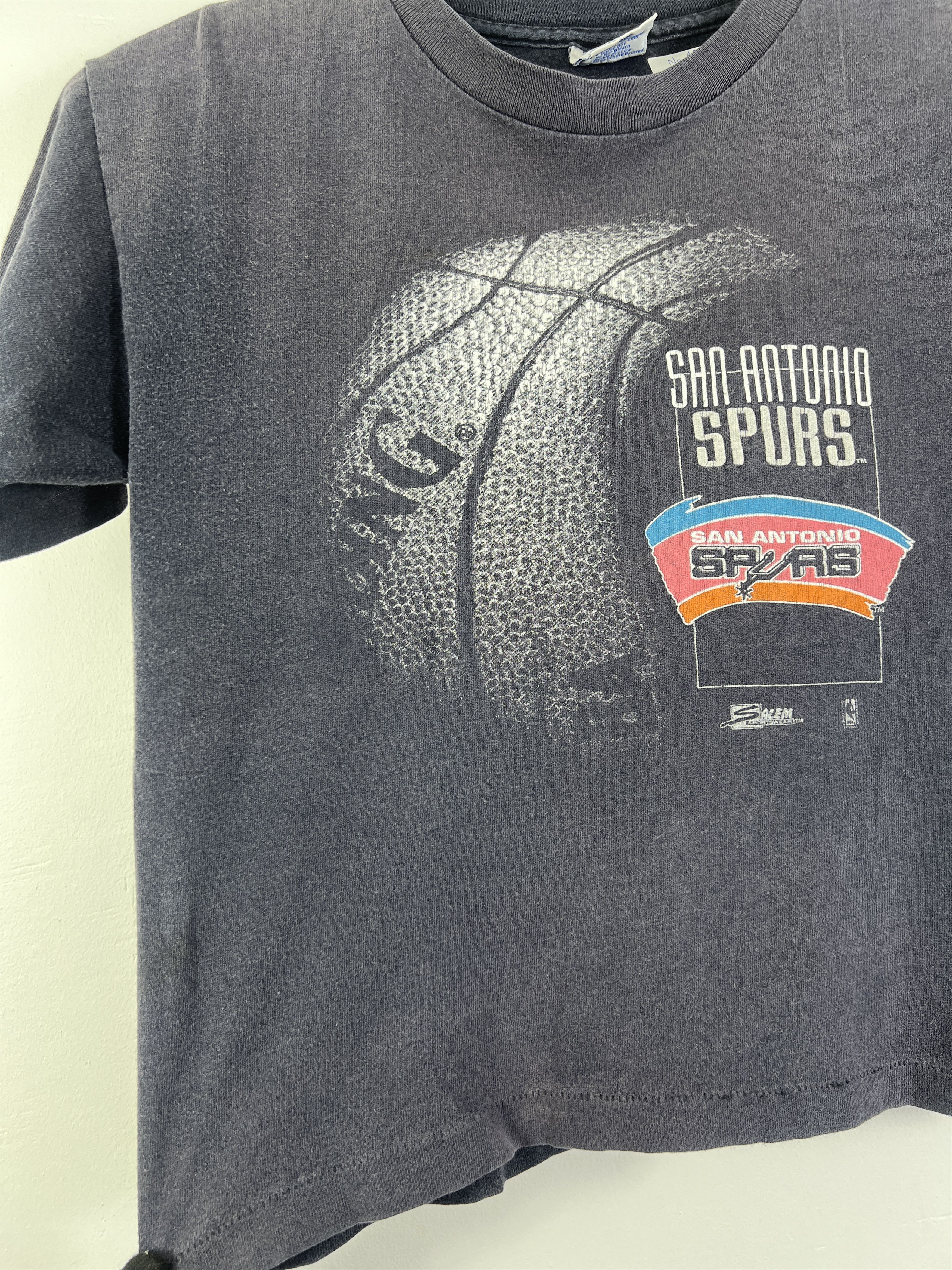 Salem Sportswear No.4910 Vintage 90s Salem NBA San Antonio Spurs (Youth) Size US XXS / EU 40 - 7 Thumbnail
