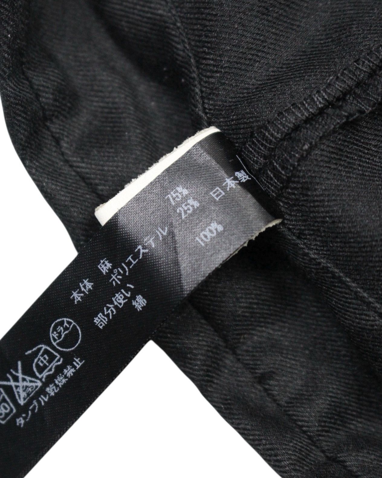 junhashimoto 2000S WJK CLASSIC BLACK HIDDEN PLACKET LINEN MINIMAL SHIRT Size US L / EU 52-54 / 3 - 8 Thumbnail
