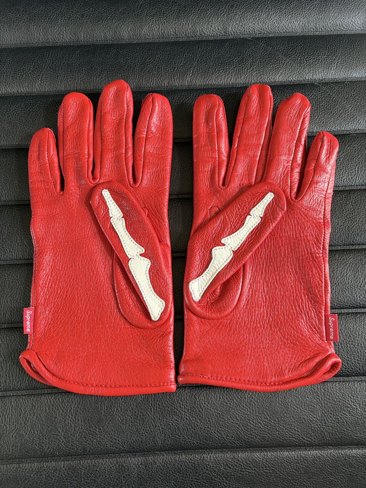 Supreme × Vanson Leathers Supreme Vanson Red Leather X Ray Bones